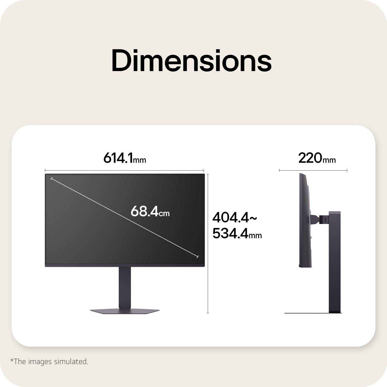 Black - LG - Gaming Monitor - 14