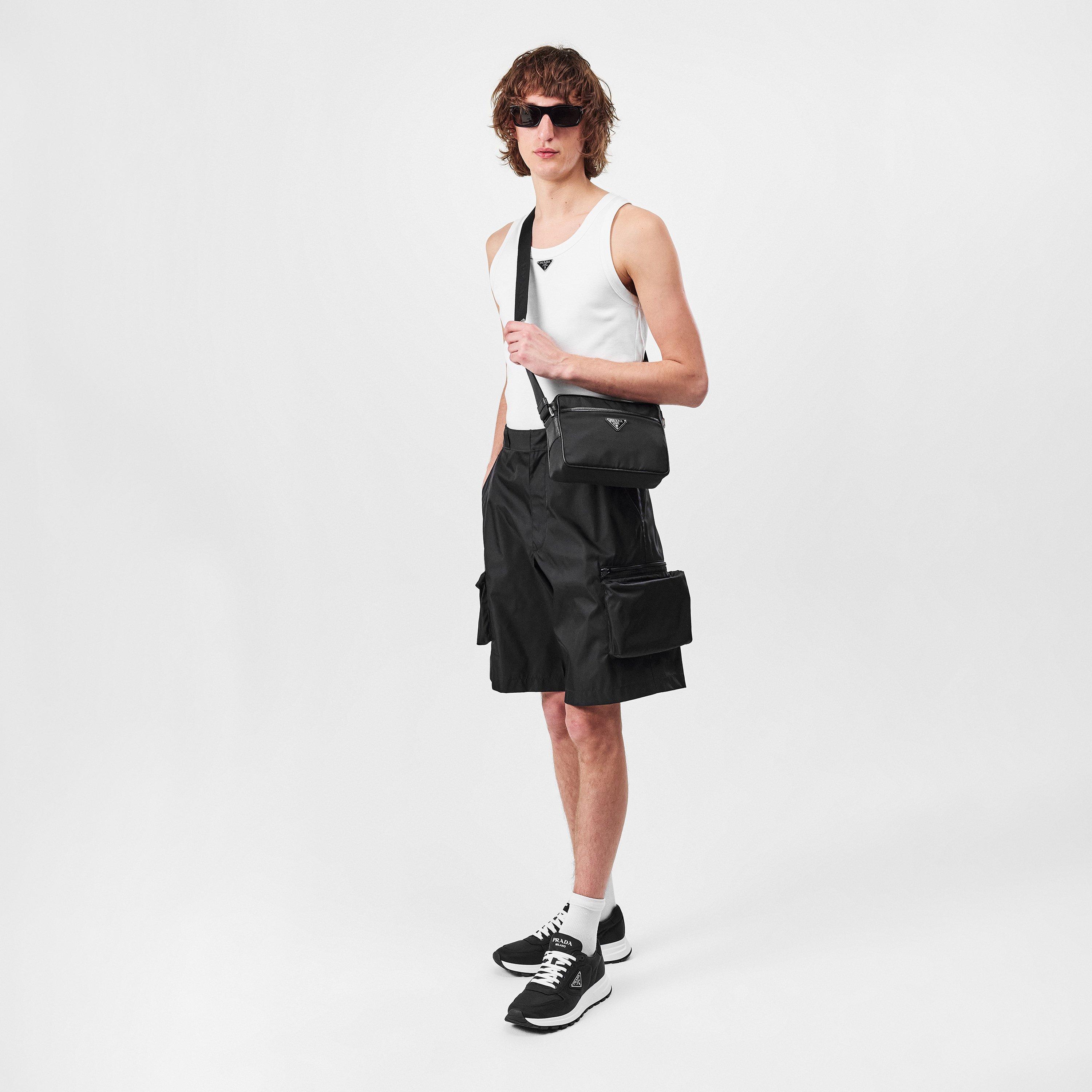 Black - Prada - Men'S Shoulder Bag - 6