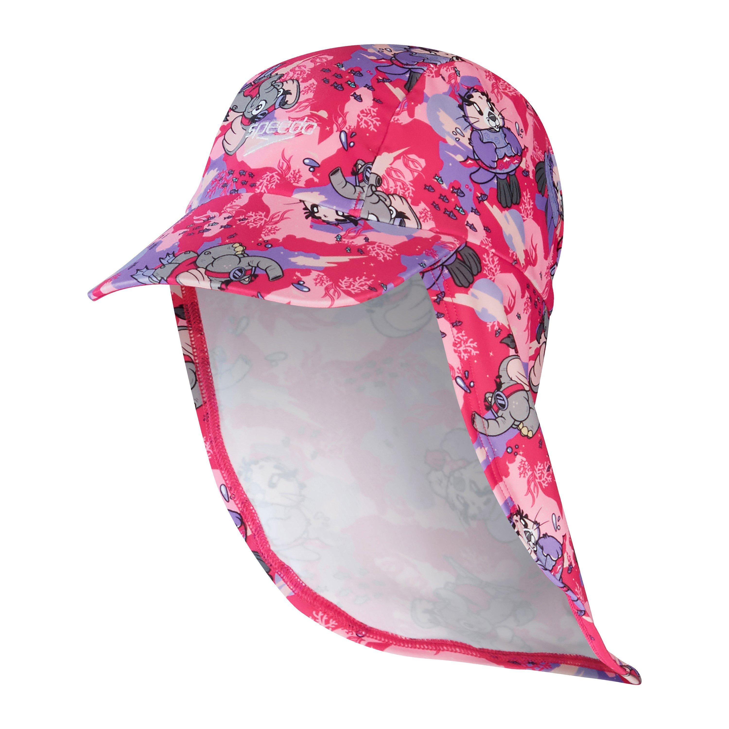 Pink/Purple - Speedo - Kids' Side Plate Swimming Cap - 1