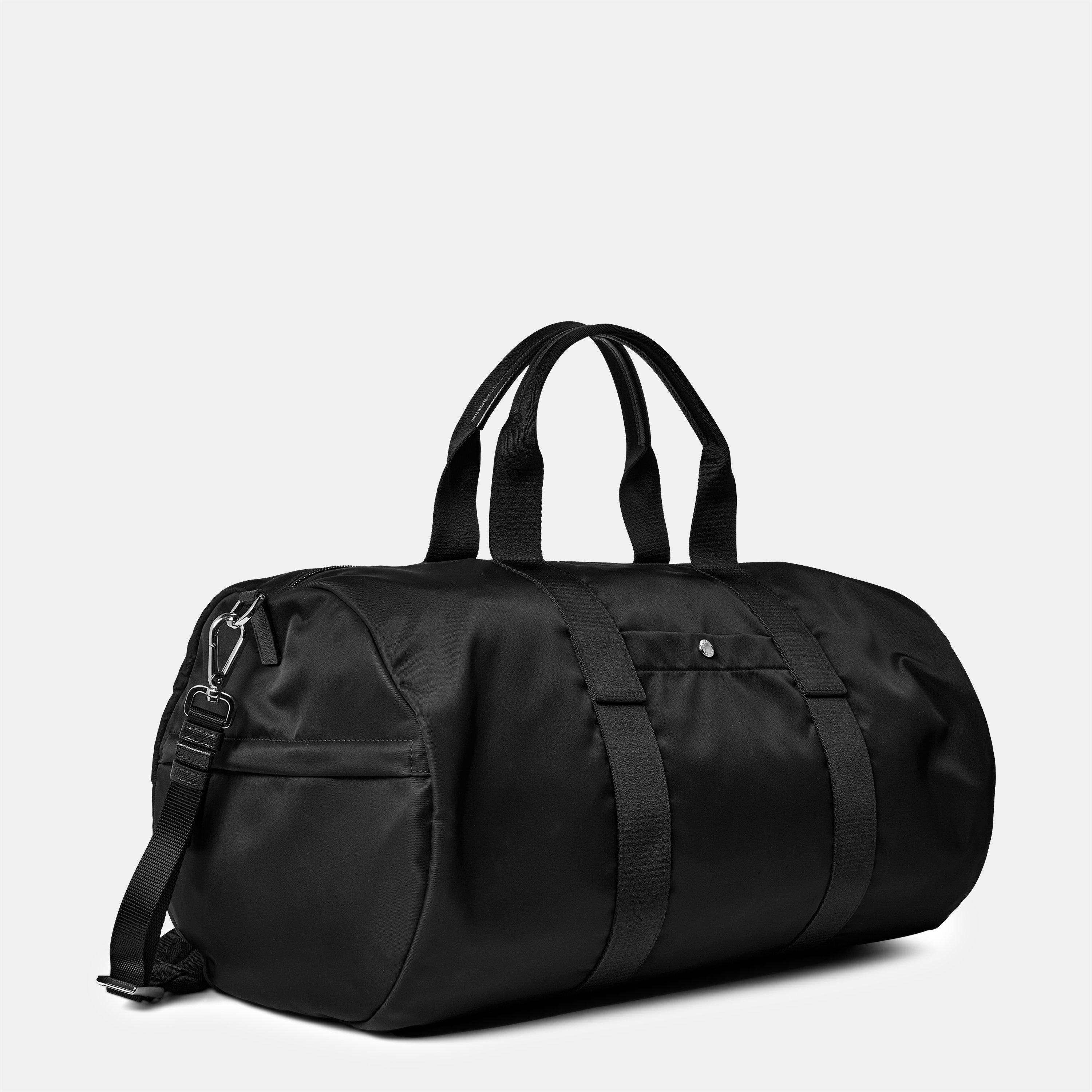 Black - Prada - Men'S Nylon Duffle Bag - 2