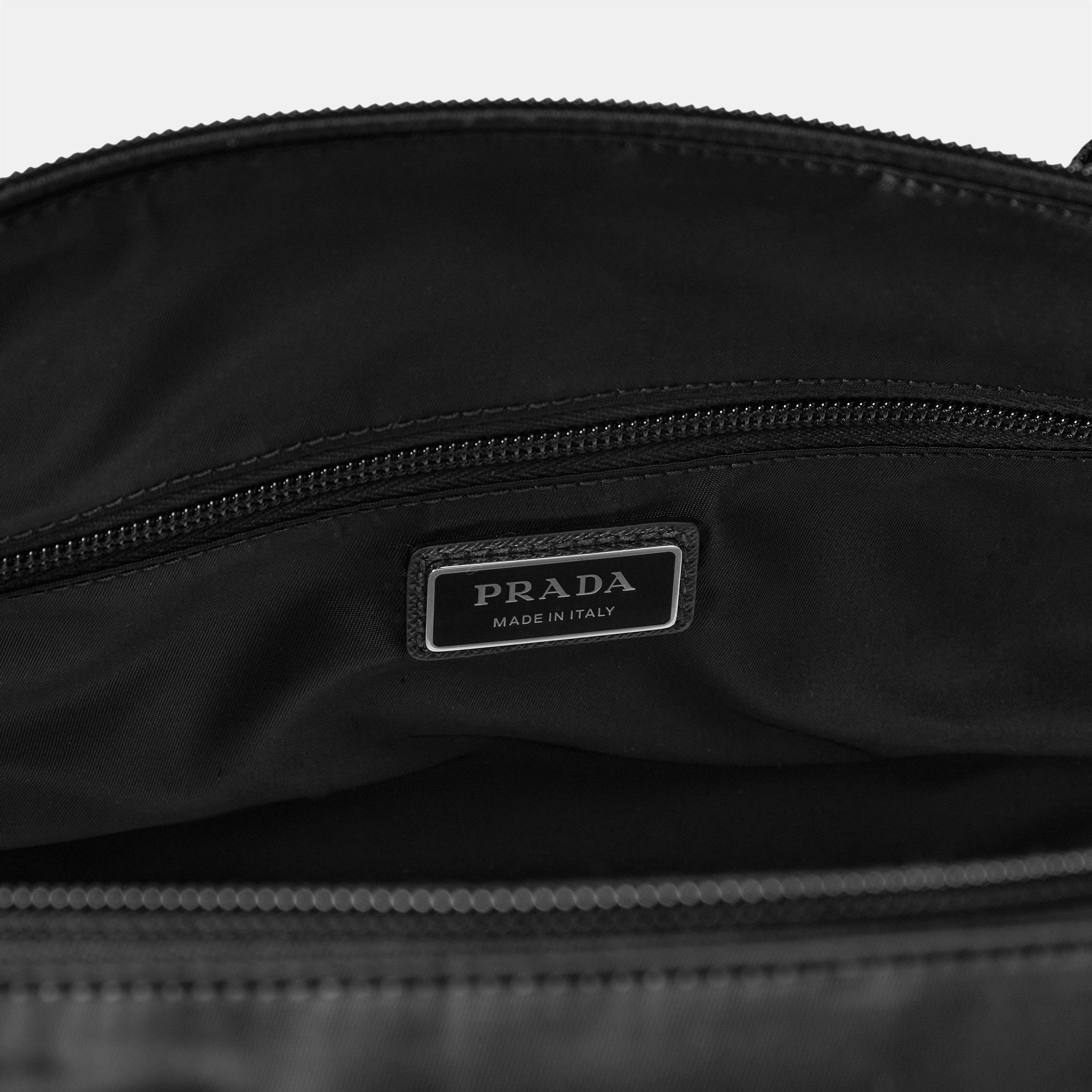 Black - Prada - Men'S Nylon Duffle Bag - 5