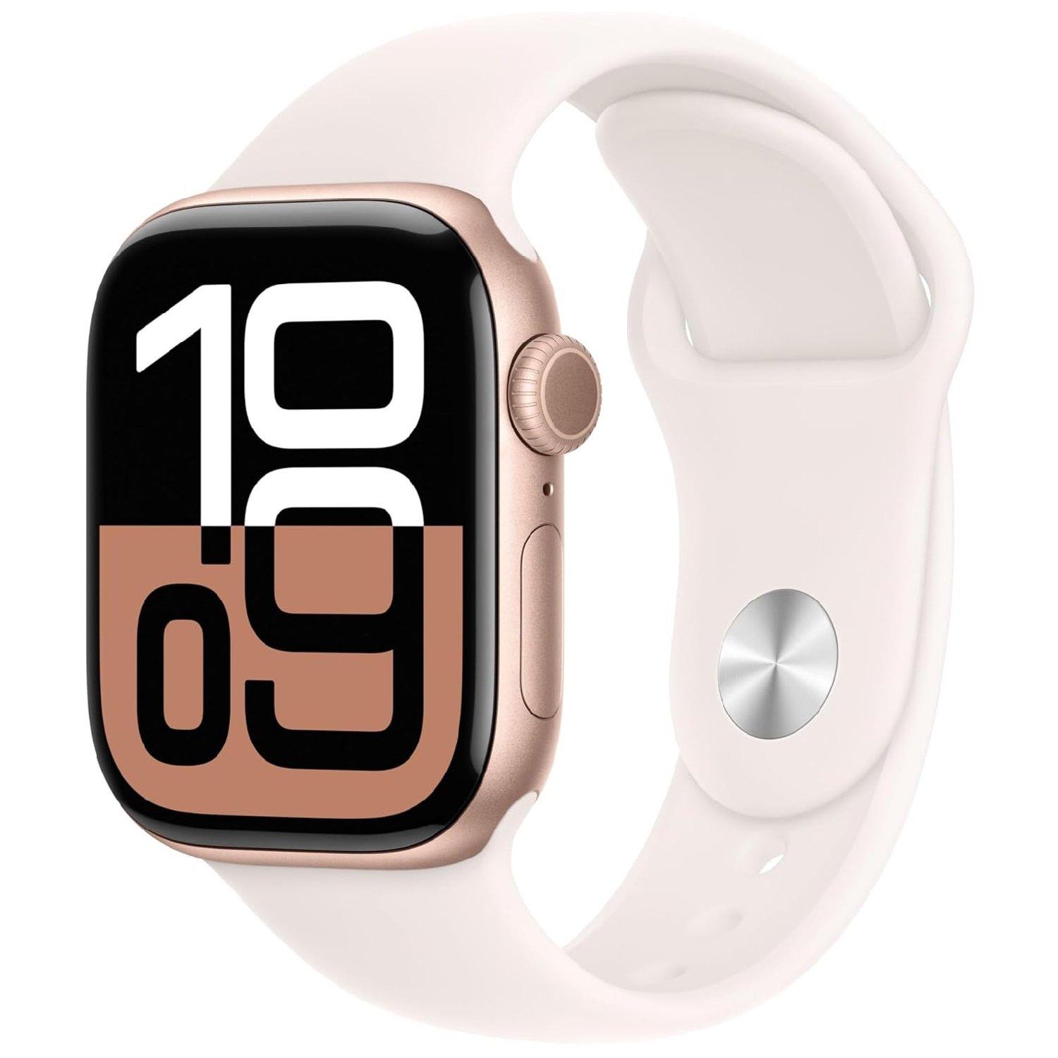 Apple  Watch Series 10 Gps 42Mm Sport Band - Light Blush - S/M