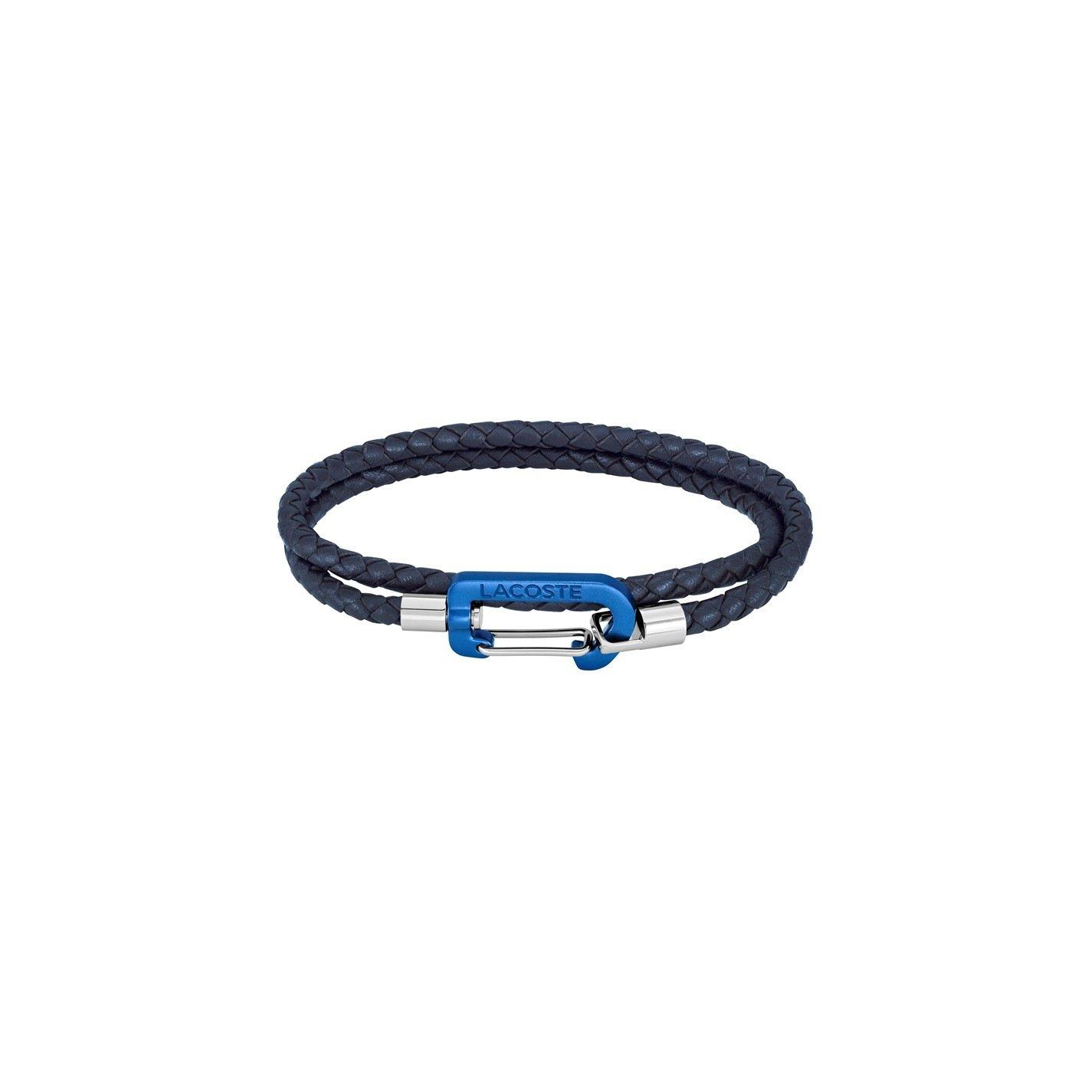 Lacoste Men's Matt Double Wrap Bracelet - Brown