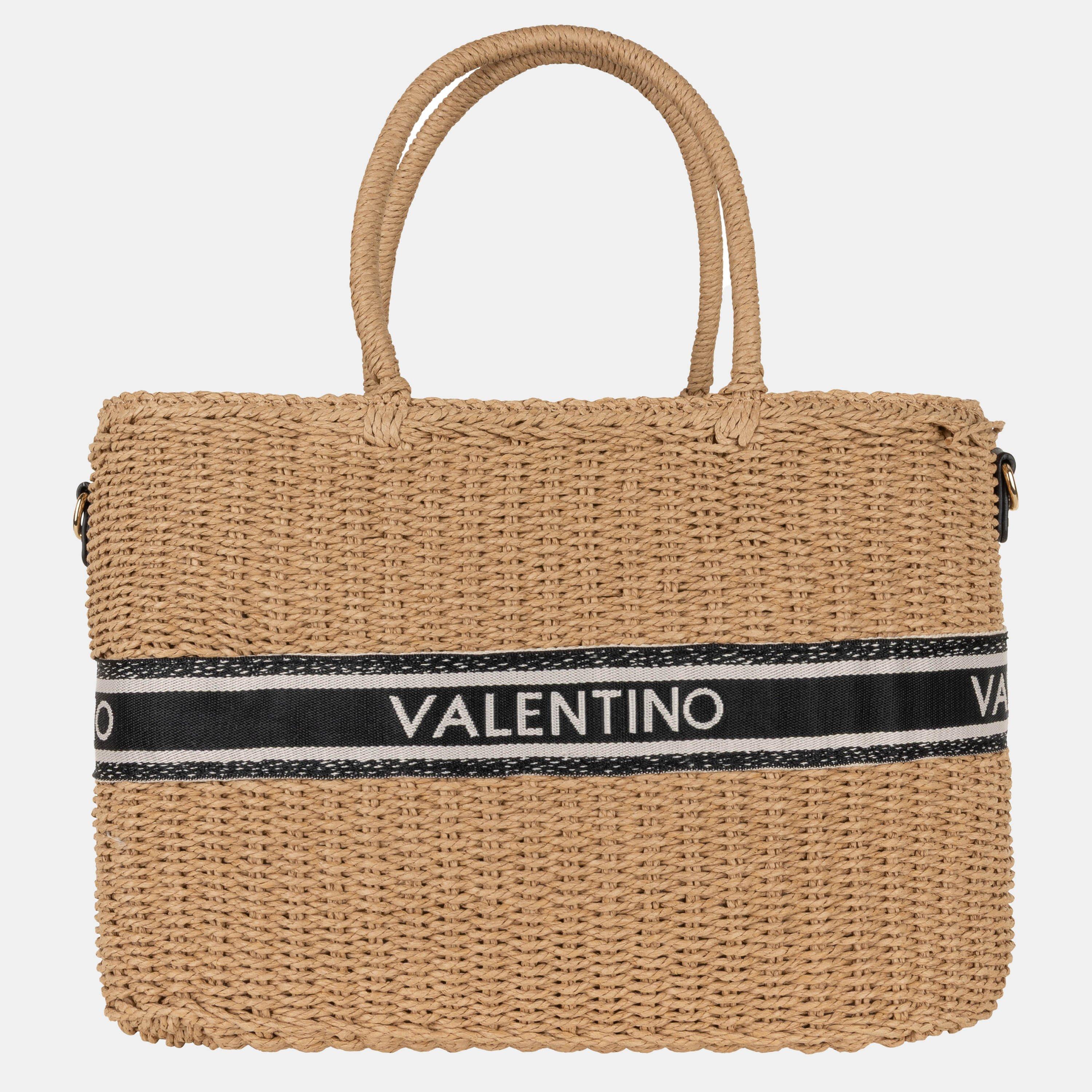 NATURALE/NERO - Valentino - Women's Straw Bag - 1