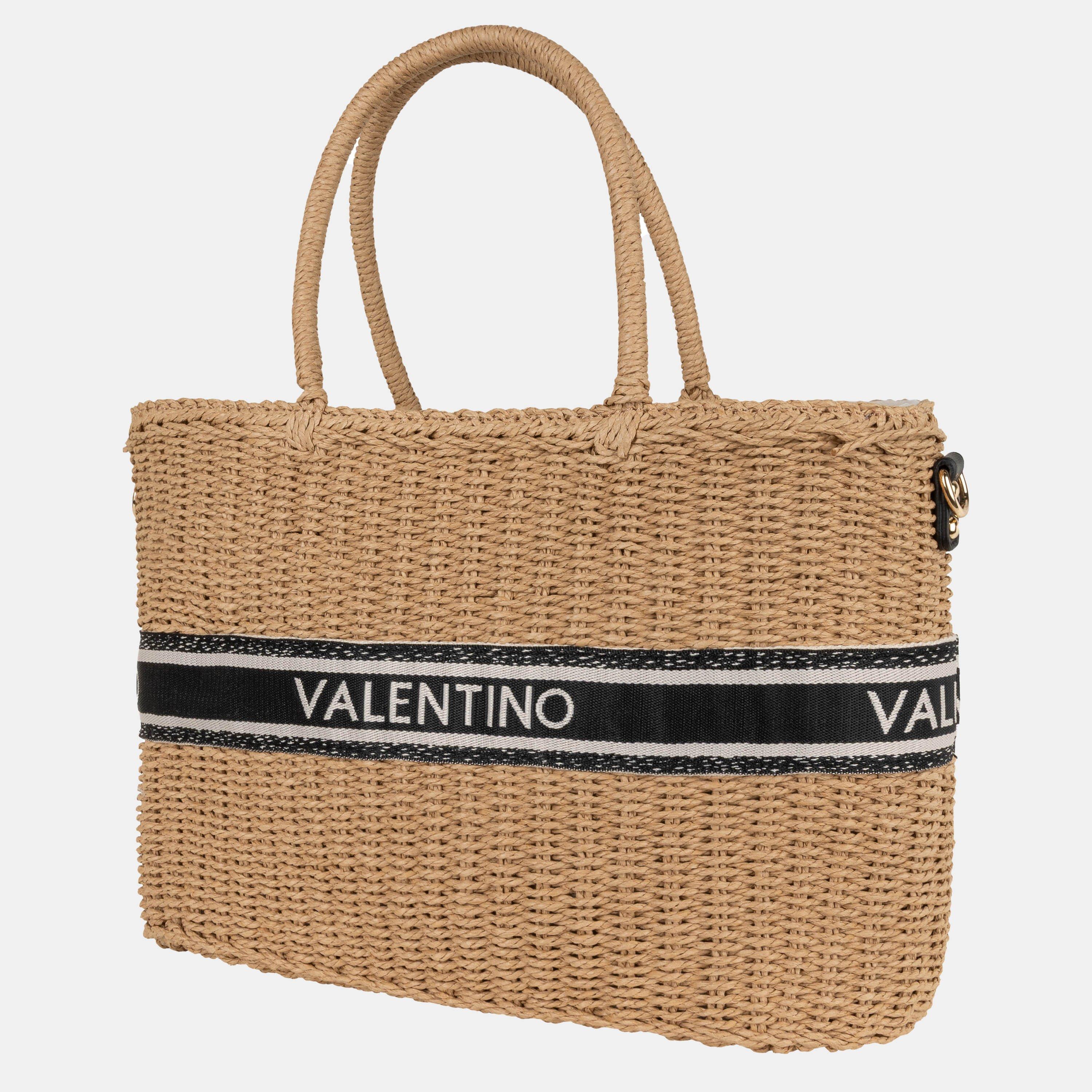 NATURALE/NERO - Valentino - Women's Straw Bag - 2
