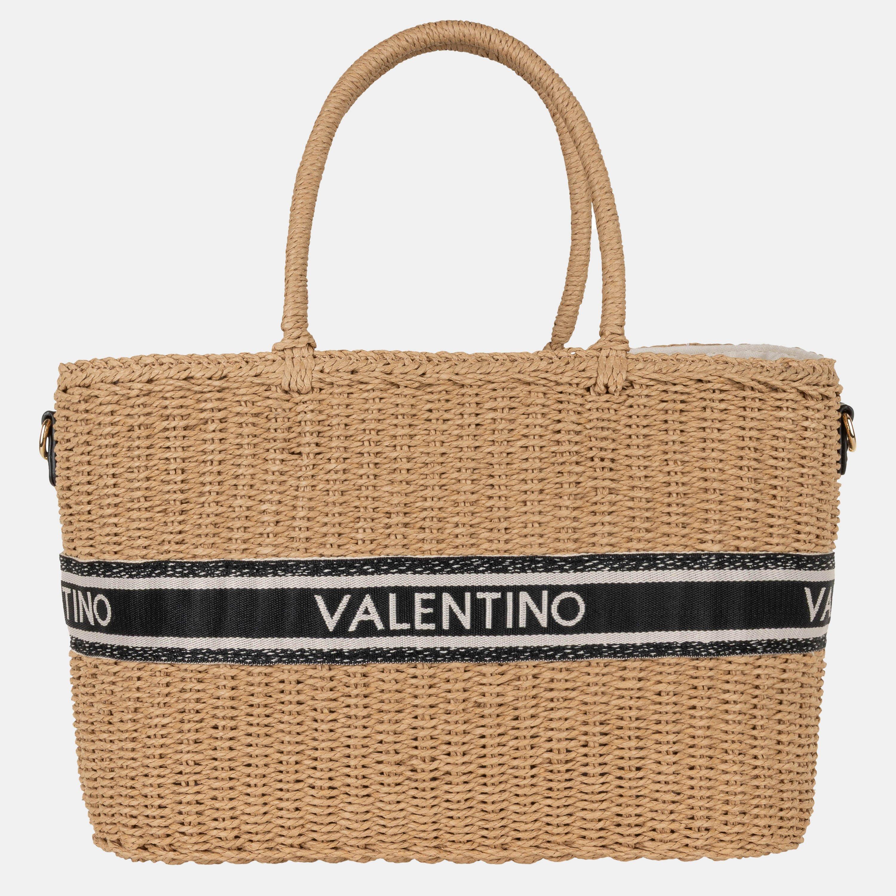 NATURALE/NERO - Valentino - Women's Straw Bag - 3