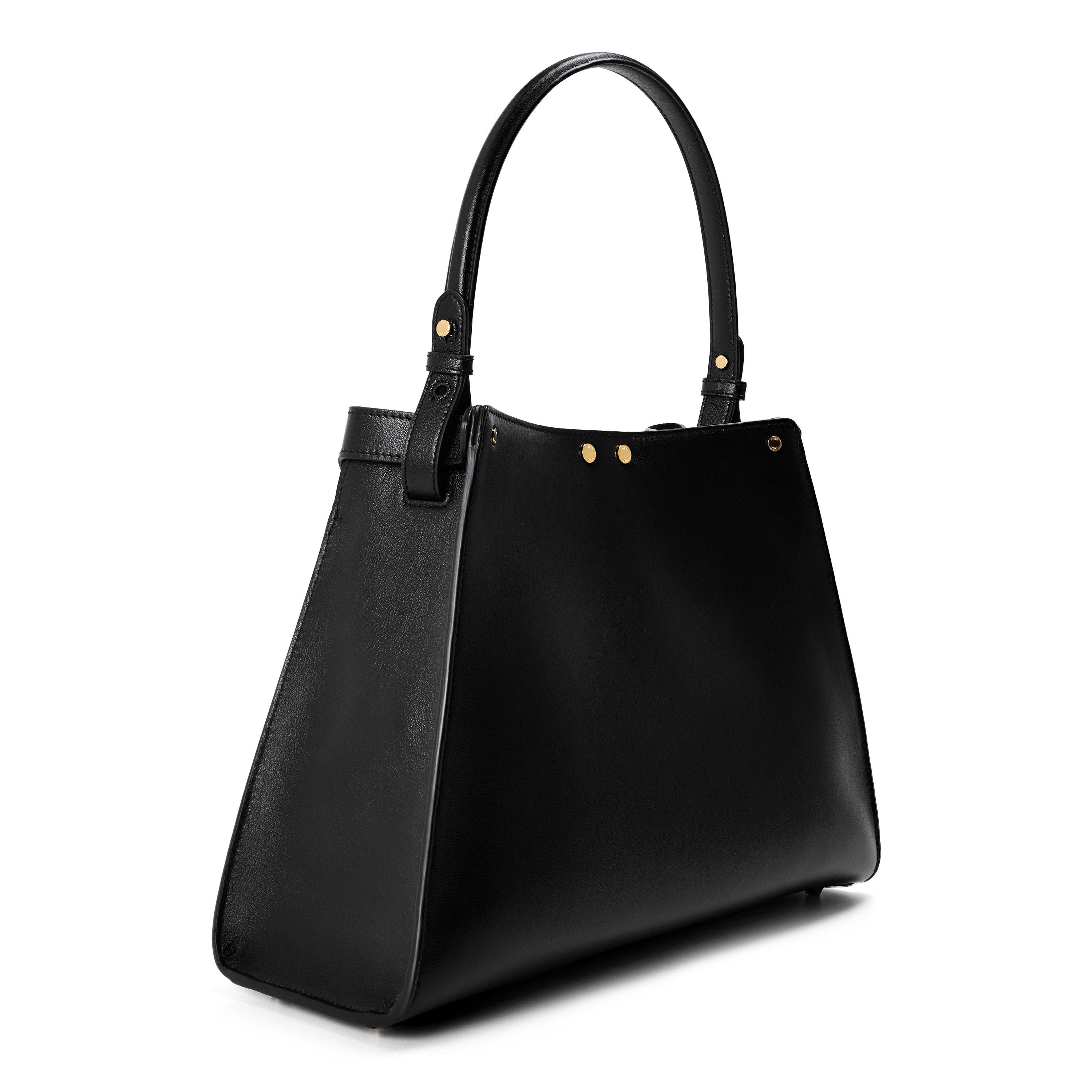 Nero/Chocolate - Fendi - Women's Top Handle Bag - 2