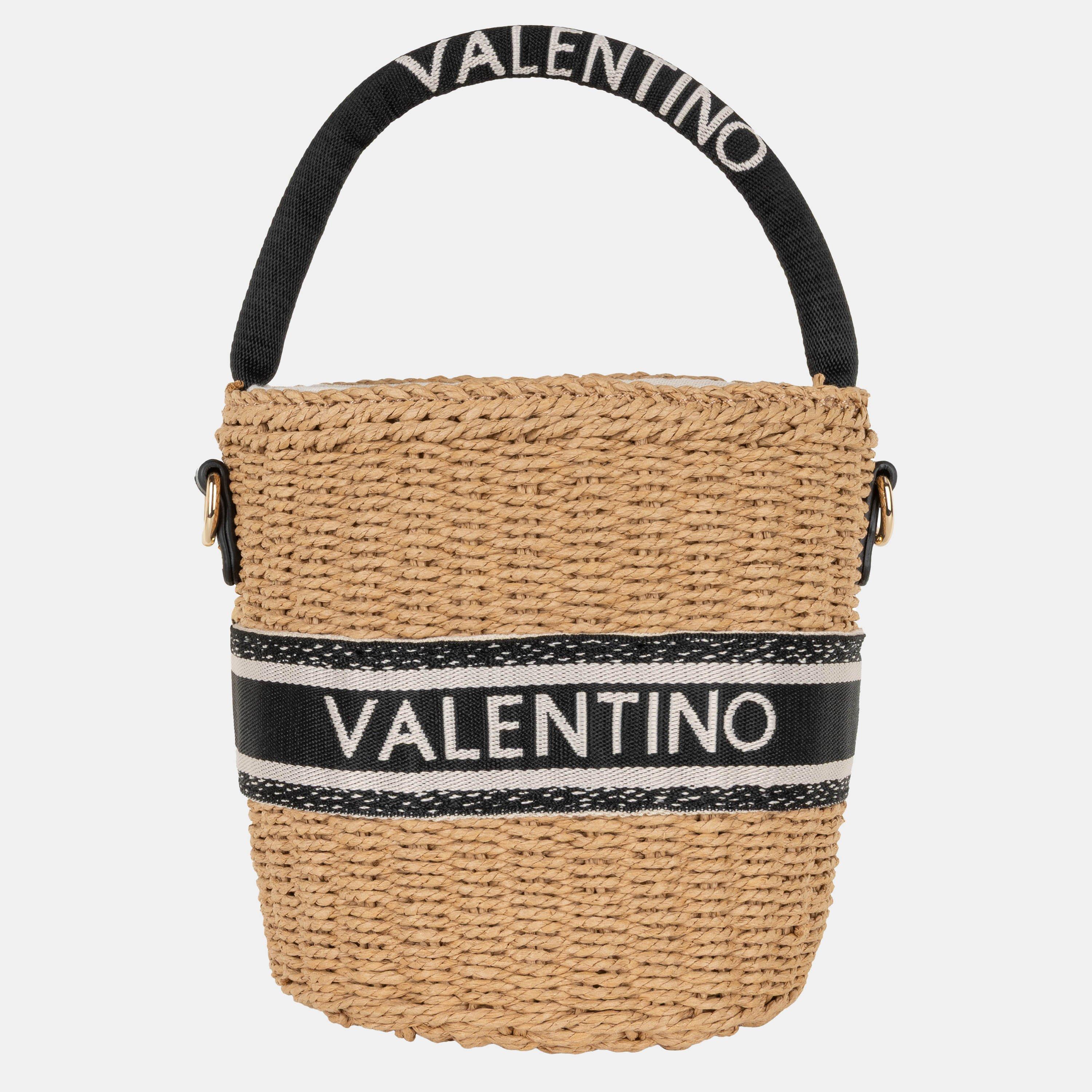 NATURALE/NERO - Valentino - Women's Straw Bag - 1