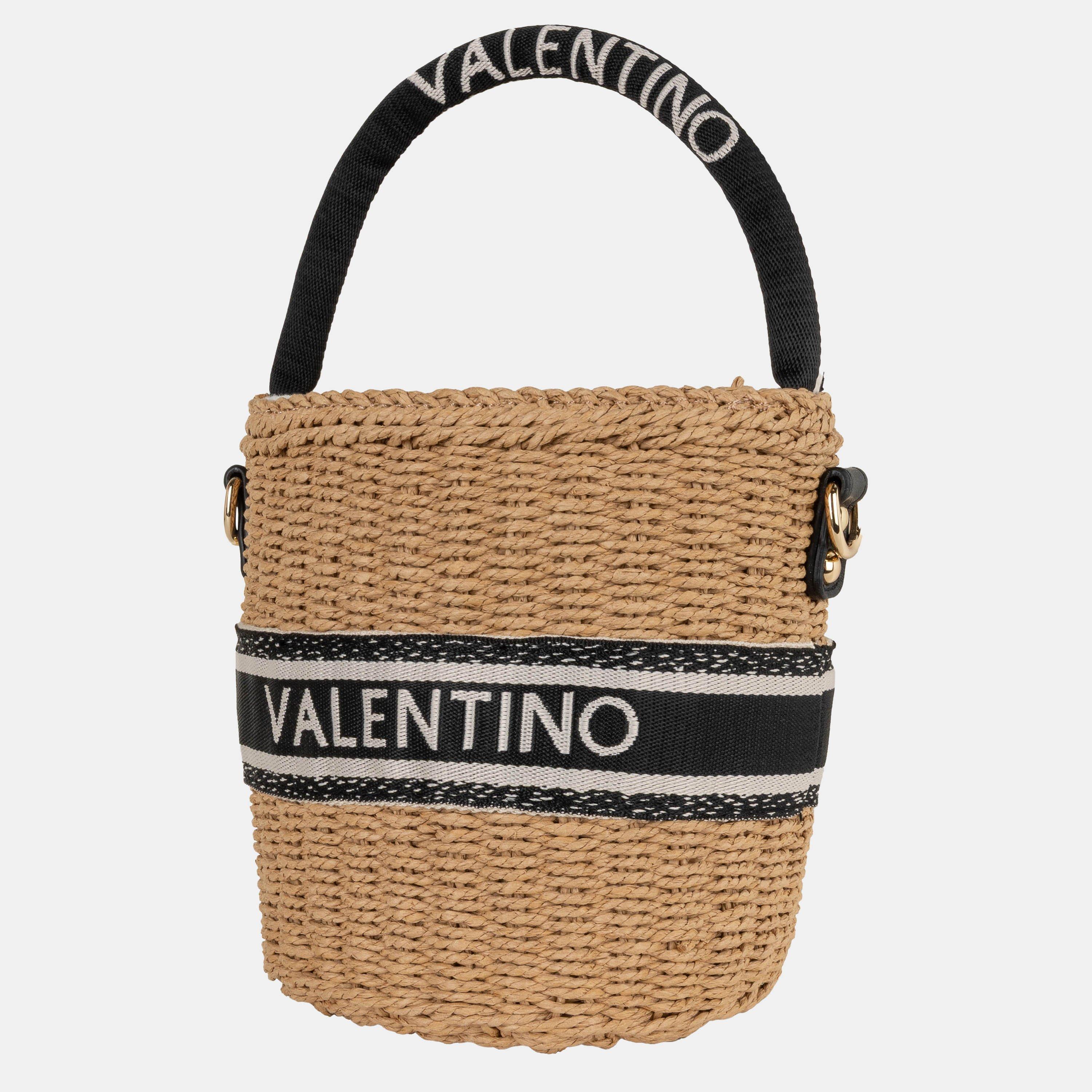 NATURALE/NERO - Valentino - Women's Straw Bag - 2