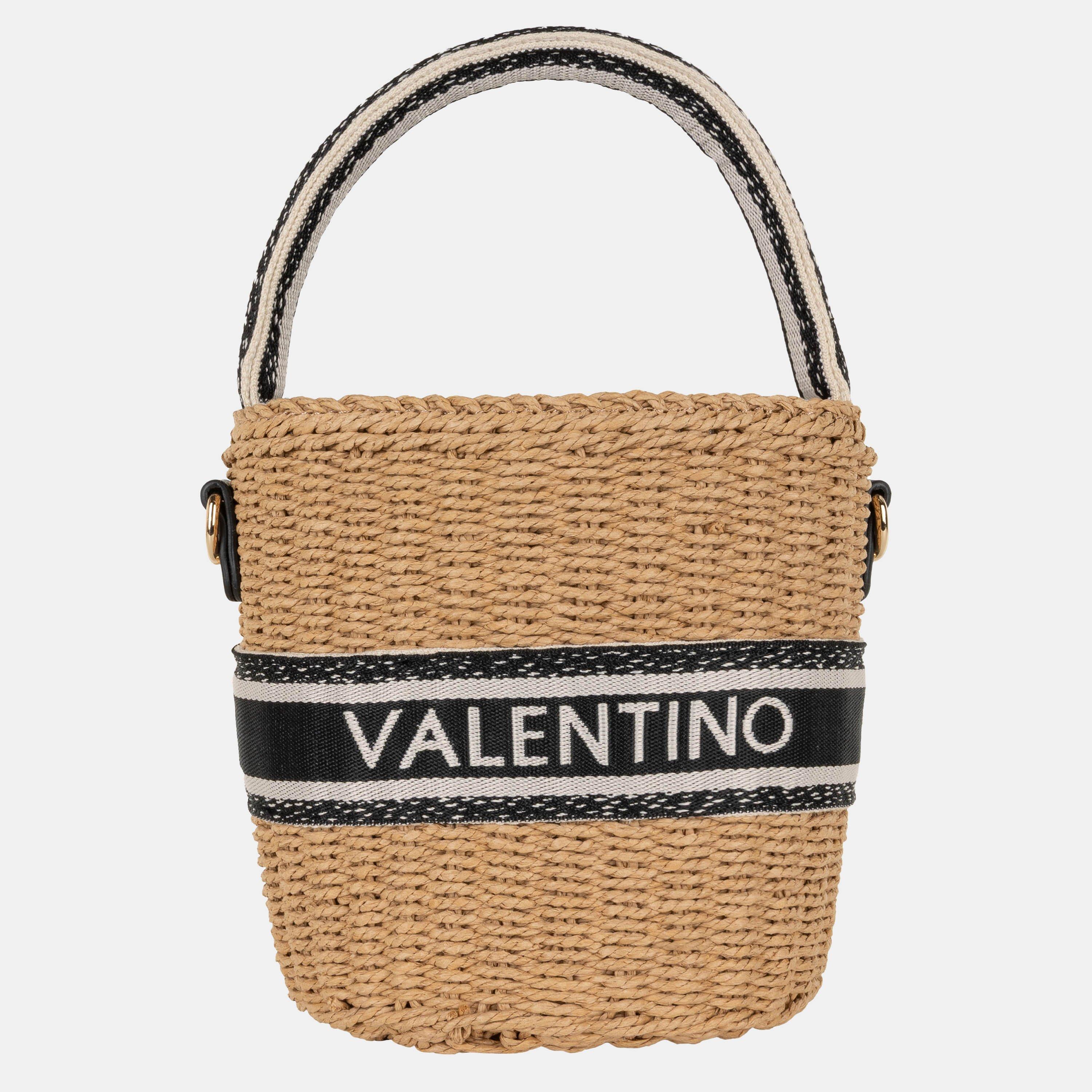 NATURALE/NERO - Valentino - Women's Straw Bag - 3