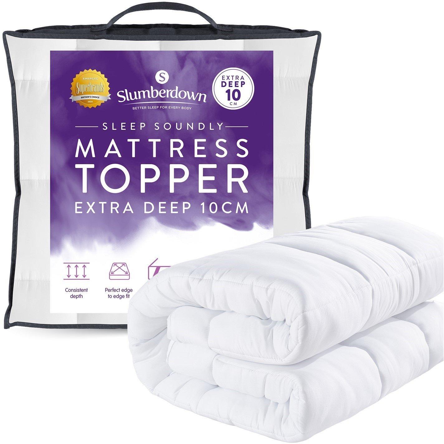 White - Slumberdown - Sleep Soundly 10cm Extra Deep - 1