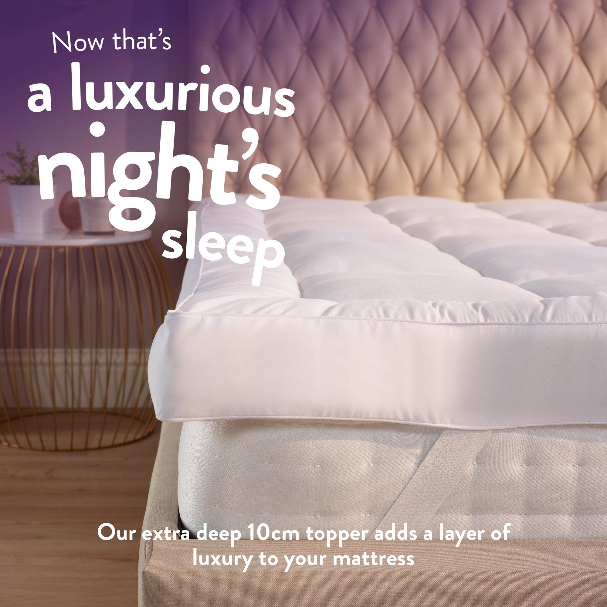 White - Slumberdown - Sleep Soundly 10cm Extra Deep - 2