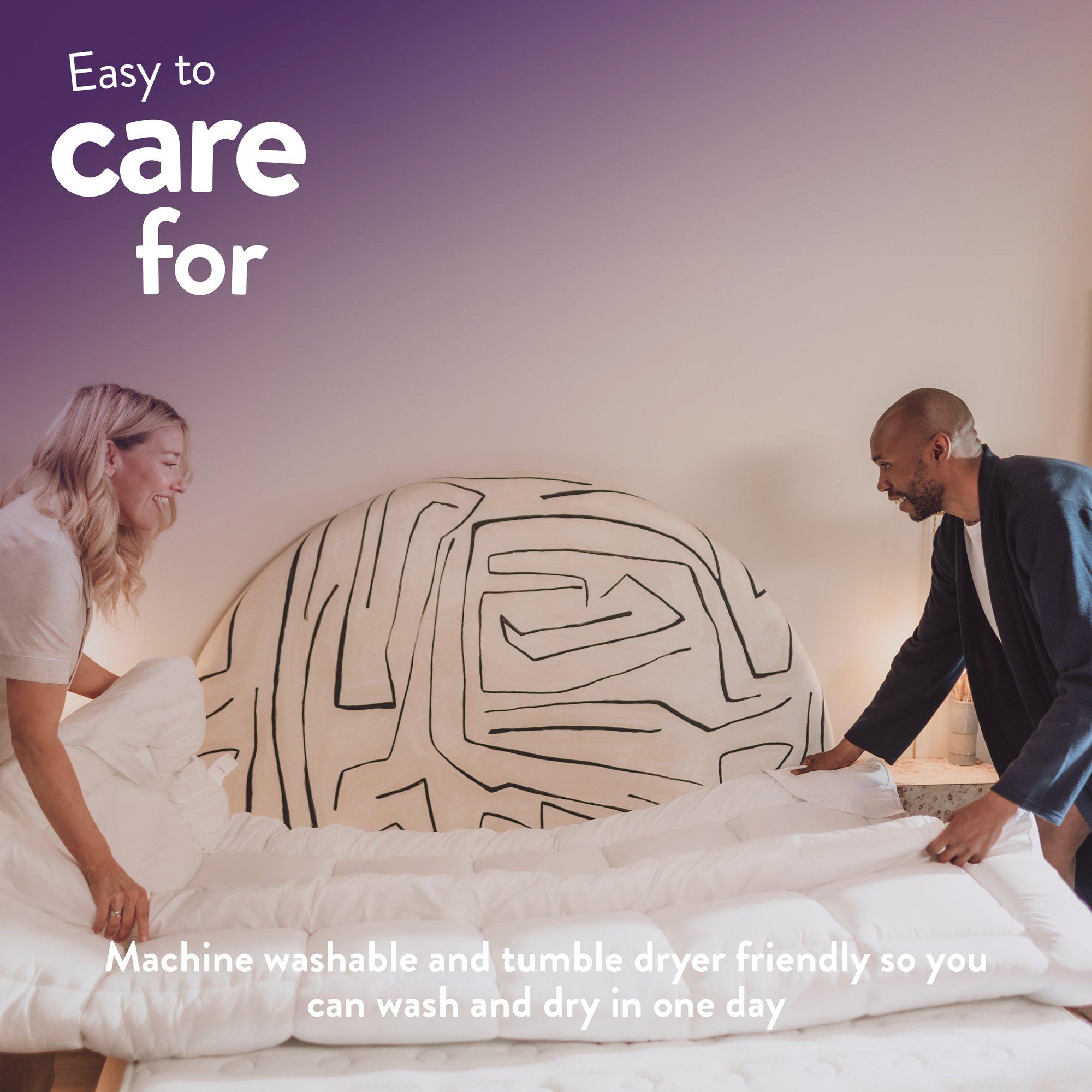 White - Slumberdown - Sleep Soundly 10cm Extra Deep - 6