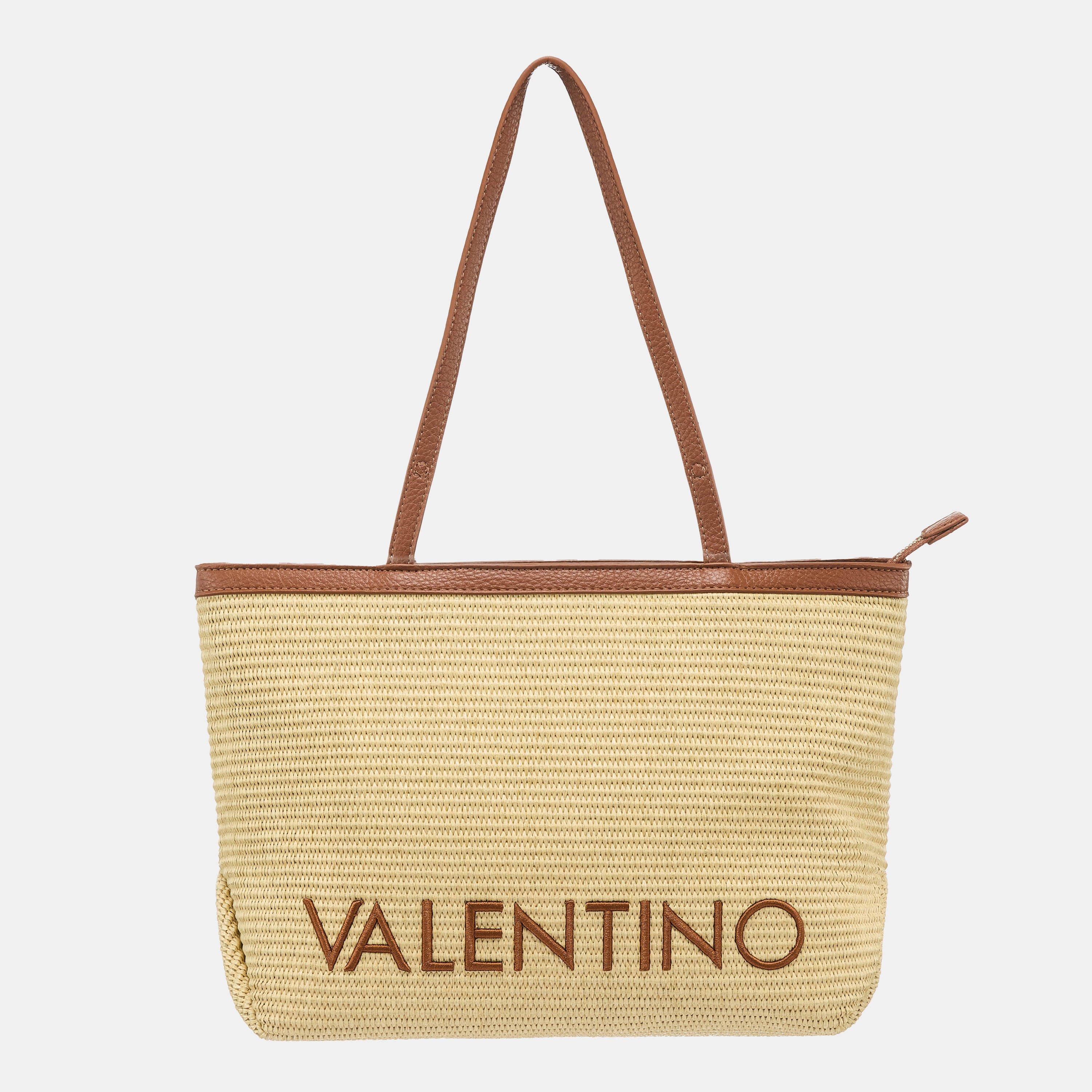 Nat/Cucio - Valentino - Women's Straw Bag - 2