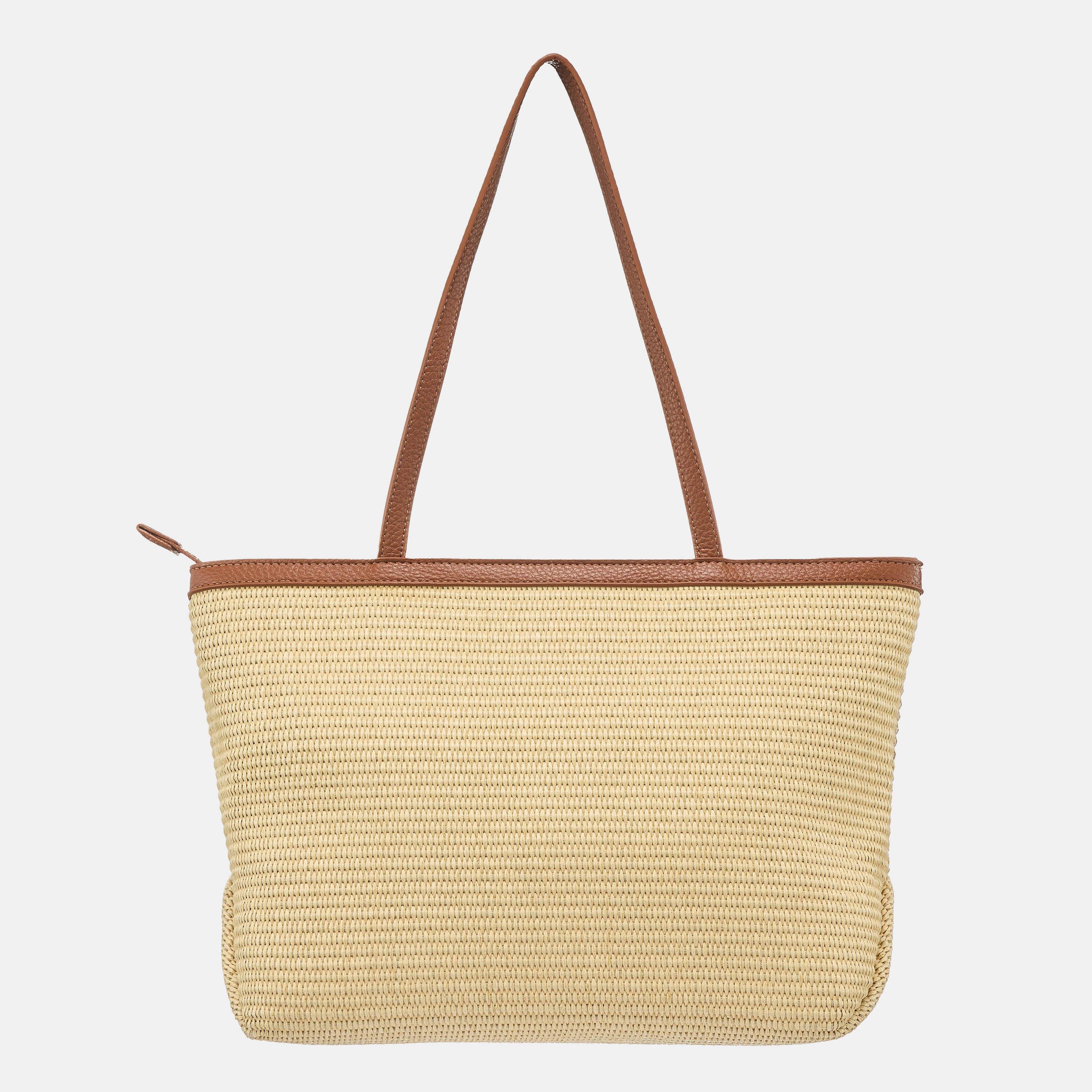 Nat/Cucio - Valentino - Women's Straw Bag - 3