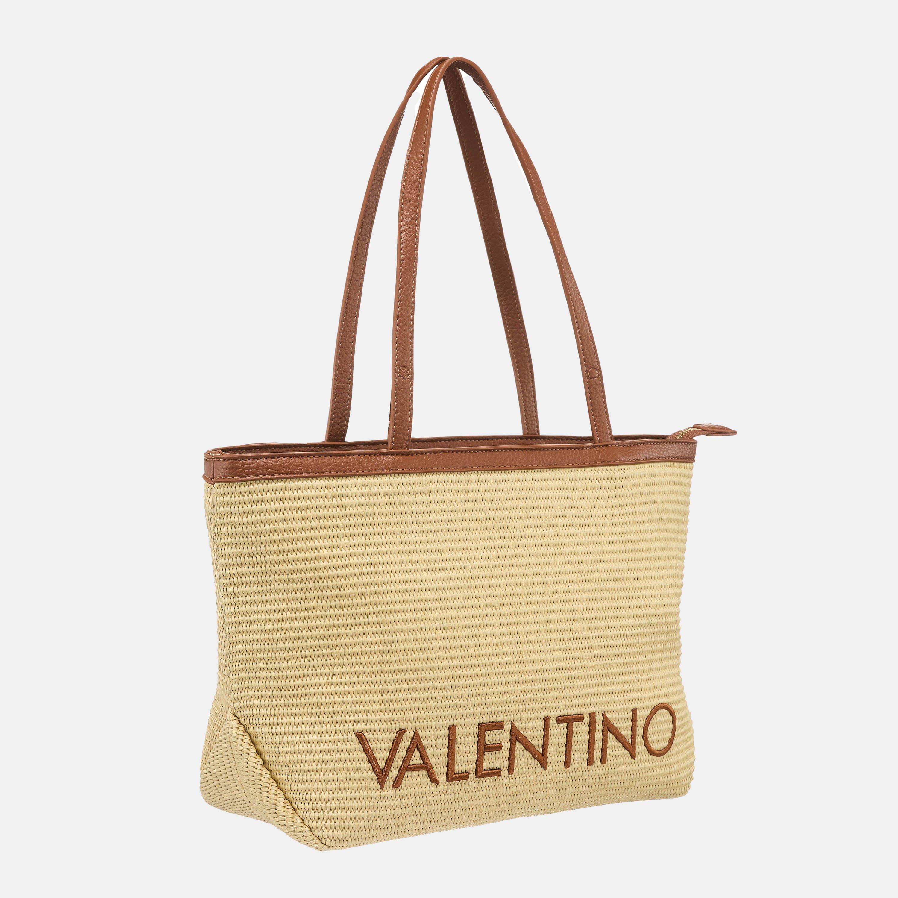 Nat/Cucio - Valentino - Women's Straw Bag - 4