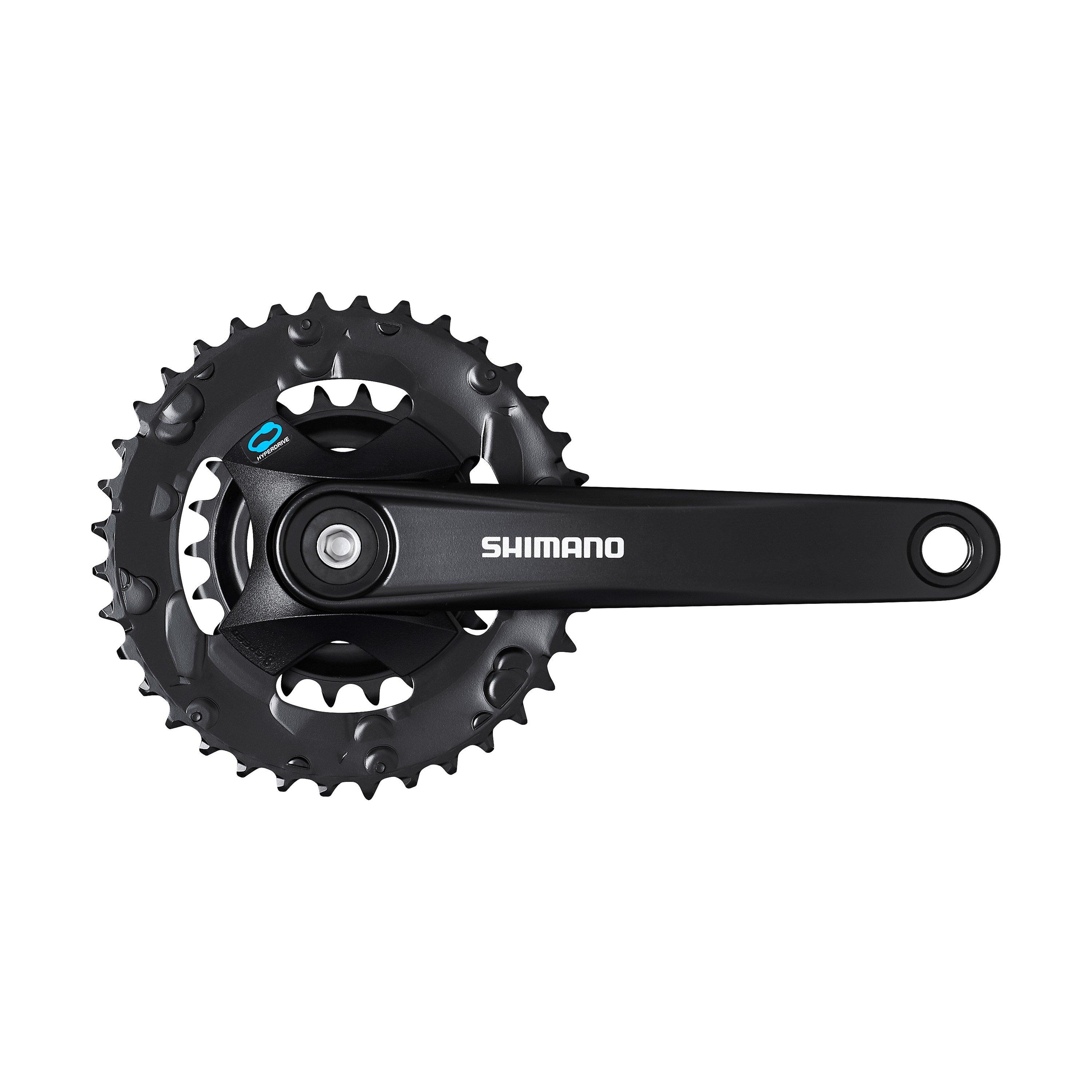 Black - Shimano - Altus 36/22 Chainsets