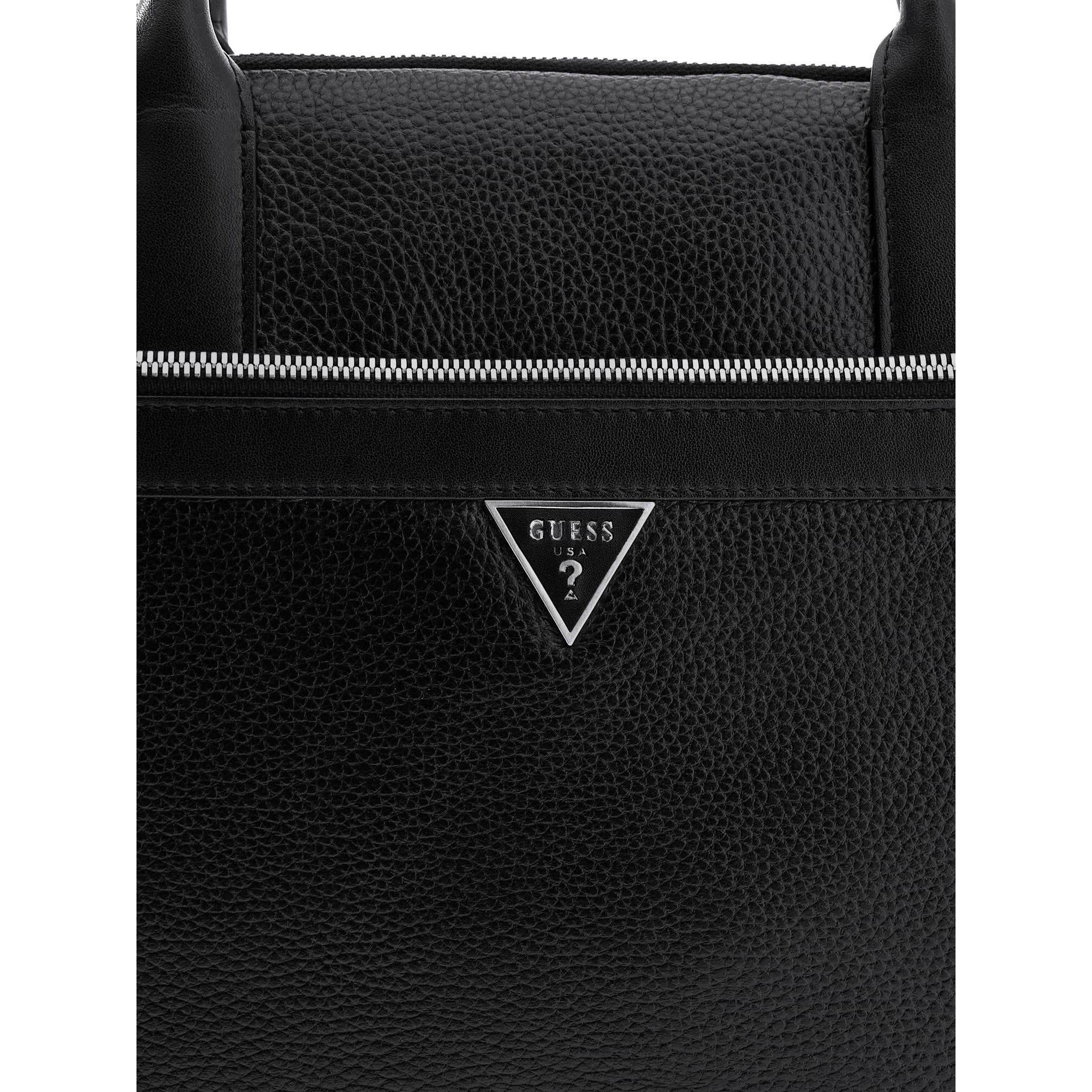 Black - Guess - Men's Monaco Laptop Bag - 3