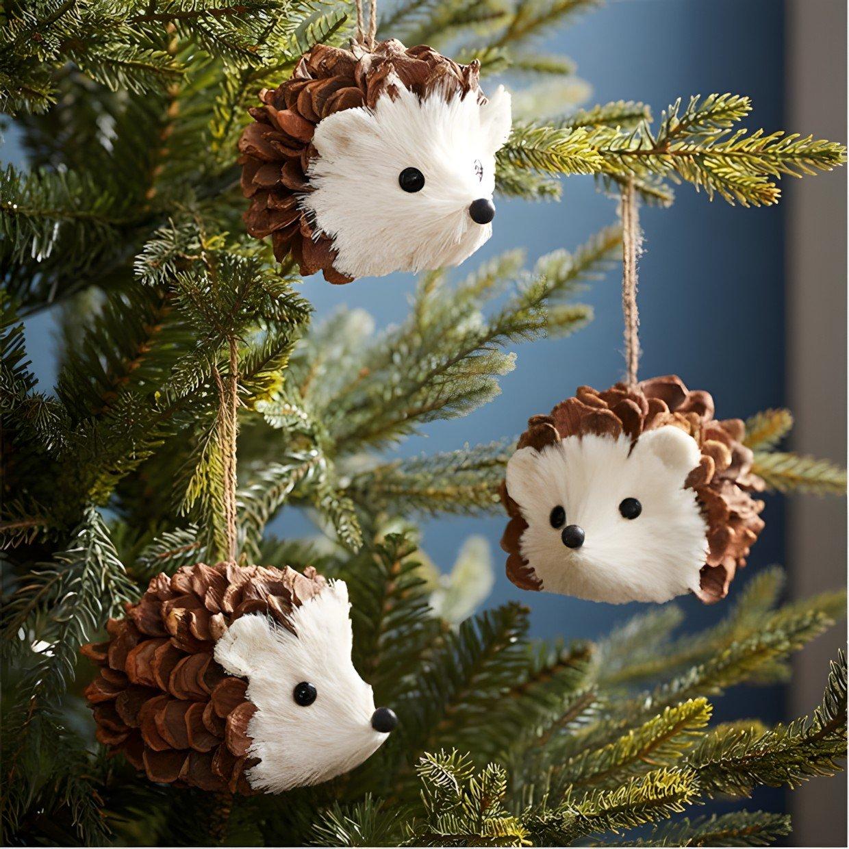 Hedgehogs - The Spirit Of Christmas - 3pk Tree Dec 54 Hedgehogs One Size - 1