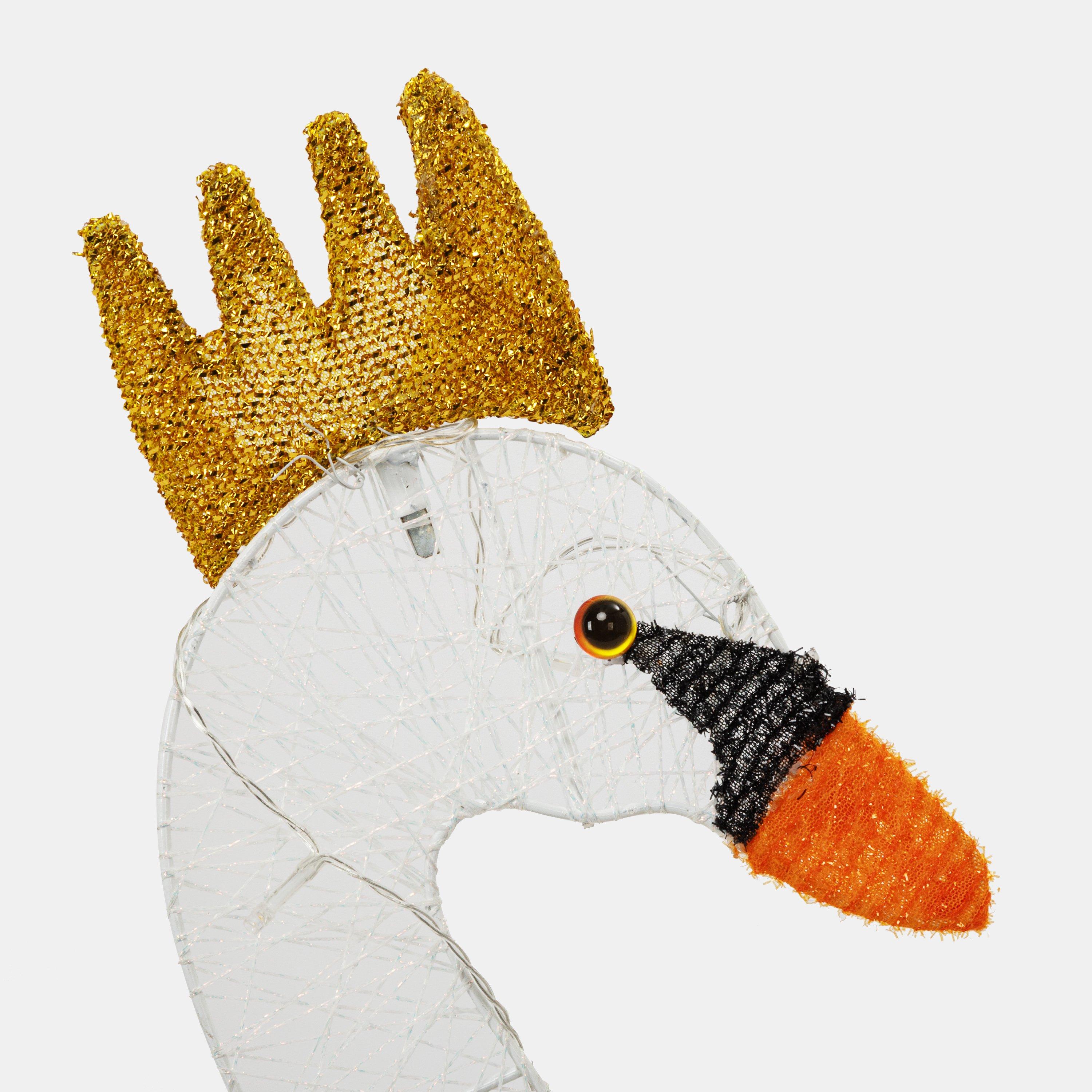 Blanc - The Spirit Of Christmas - 3pc OD Swans 54 White One Size - 2