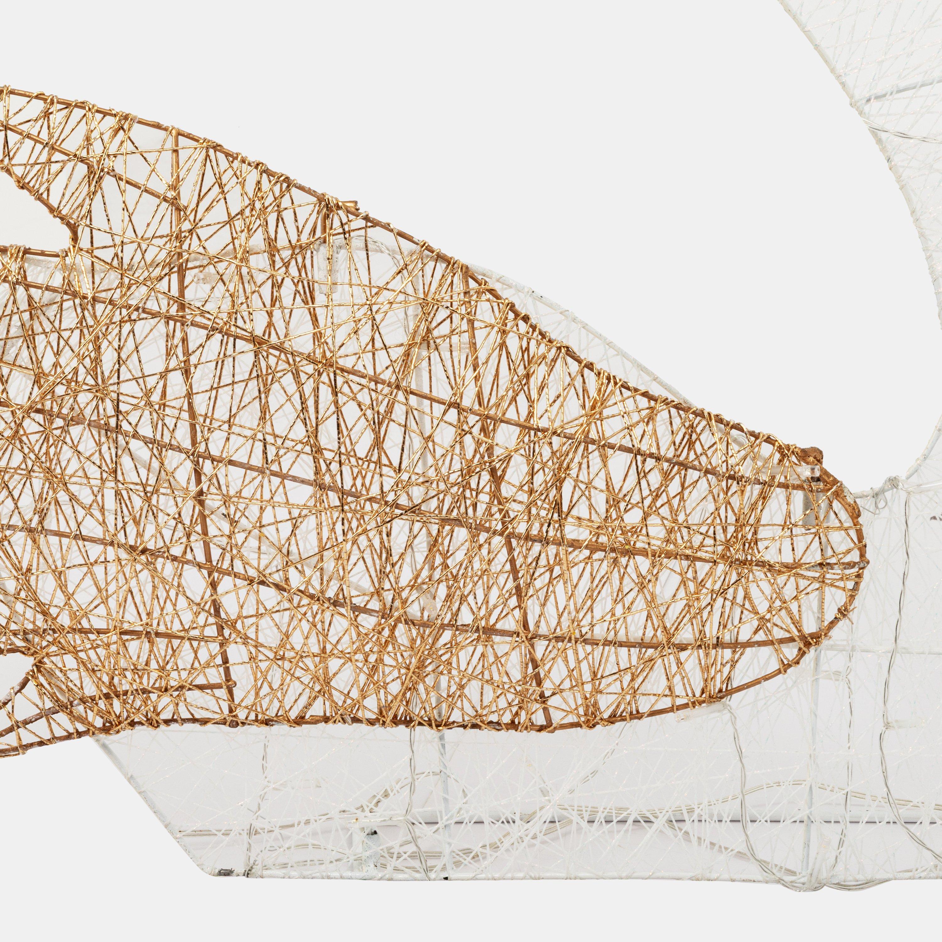 Blanc - The Spirit Of Christmas - 3pc OD Swans 54 White One Size - 3