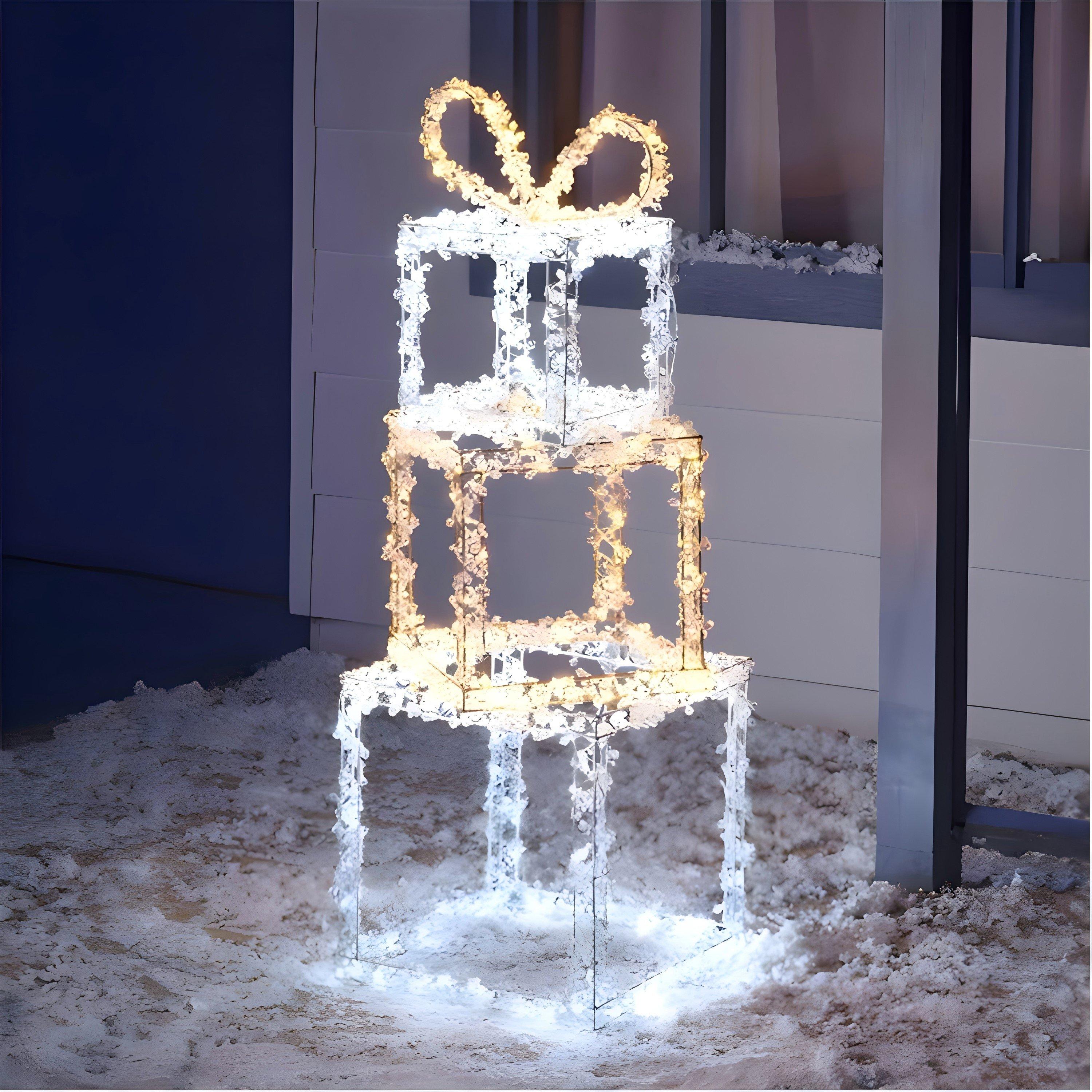 The Spirit Of Christmas OD Parcel Stack 54 Gold One Size