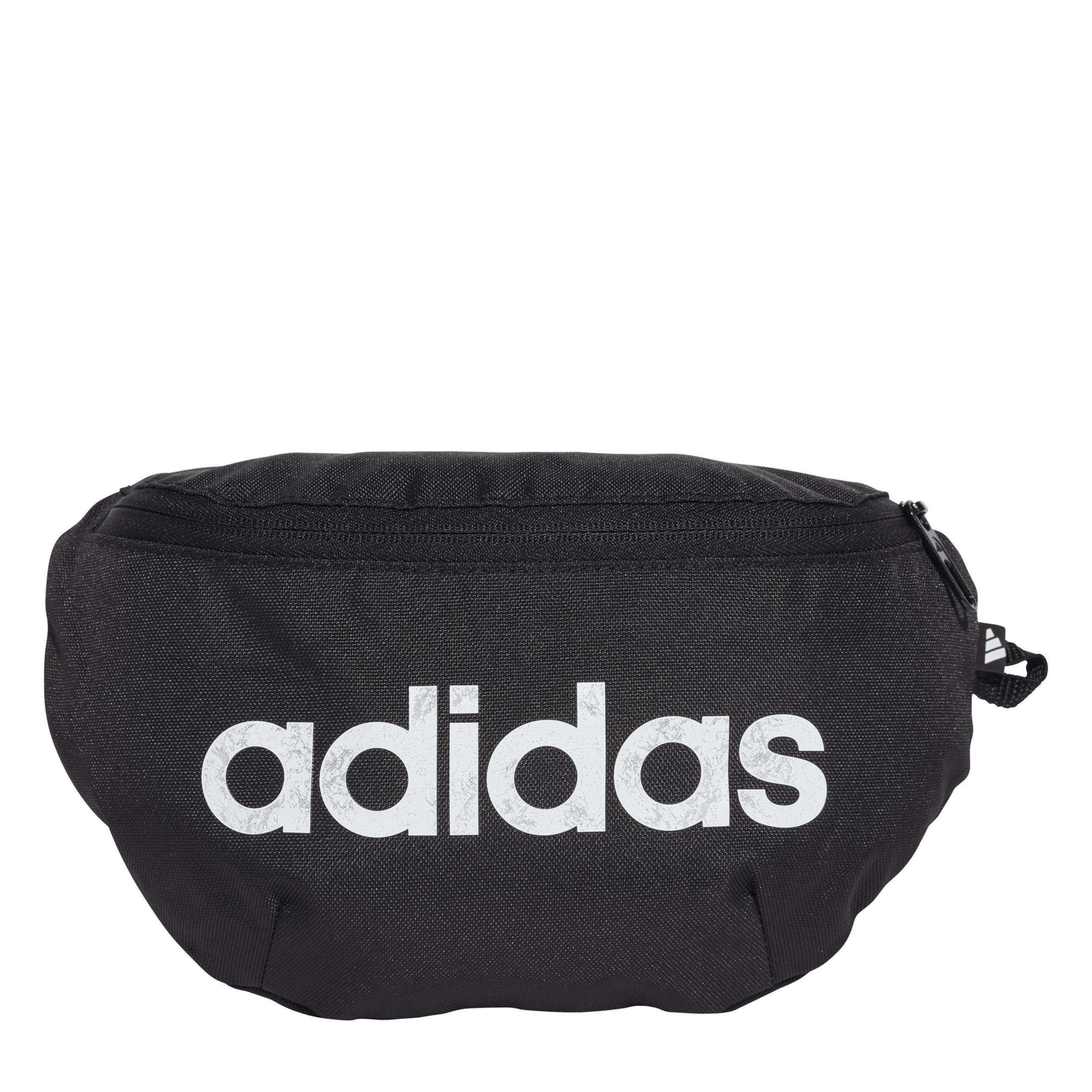 Schwarz/Weiß - adidas - Linear Waist Bag - 1