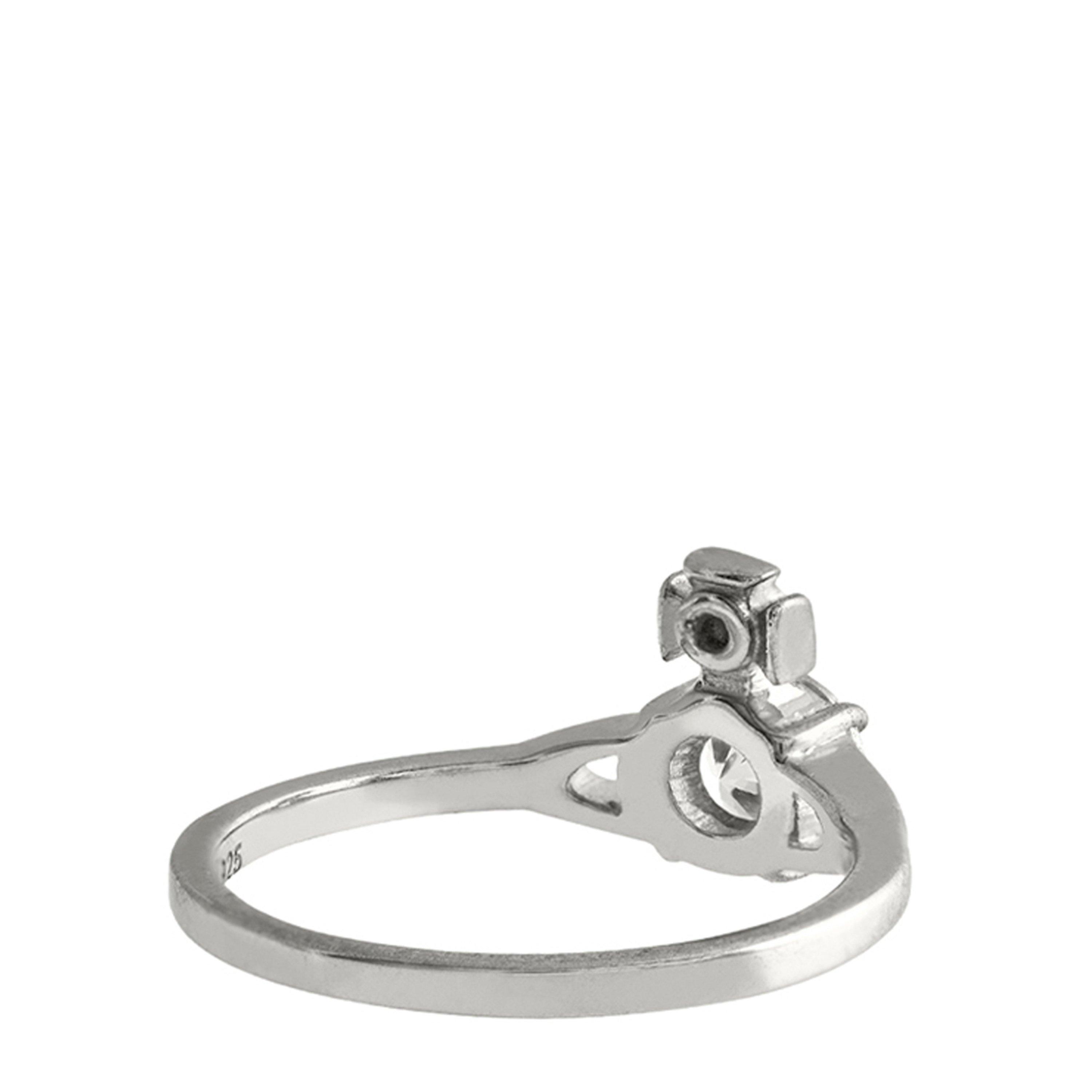 Platinum - Vivienne Westwood - Women's Orb Reina Petite Ring - 3