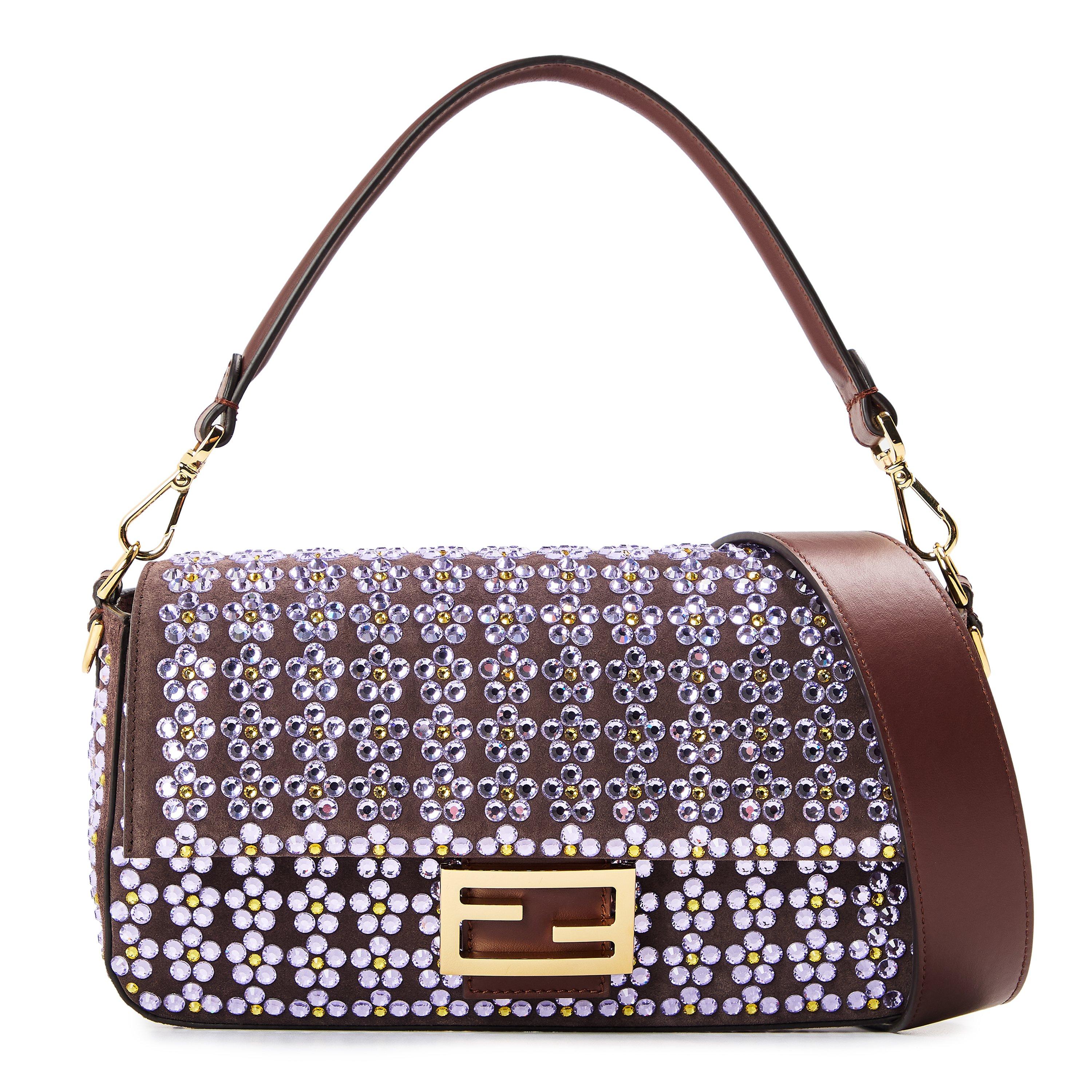 Mogano/Anmne - Fendi - Women's Baguette Bag - 1