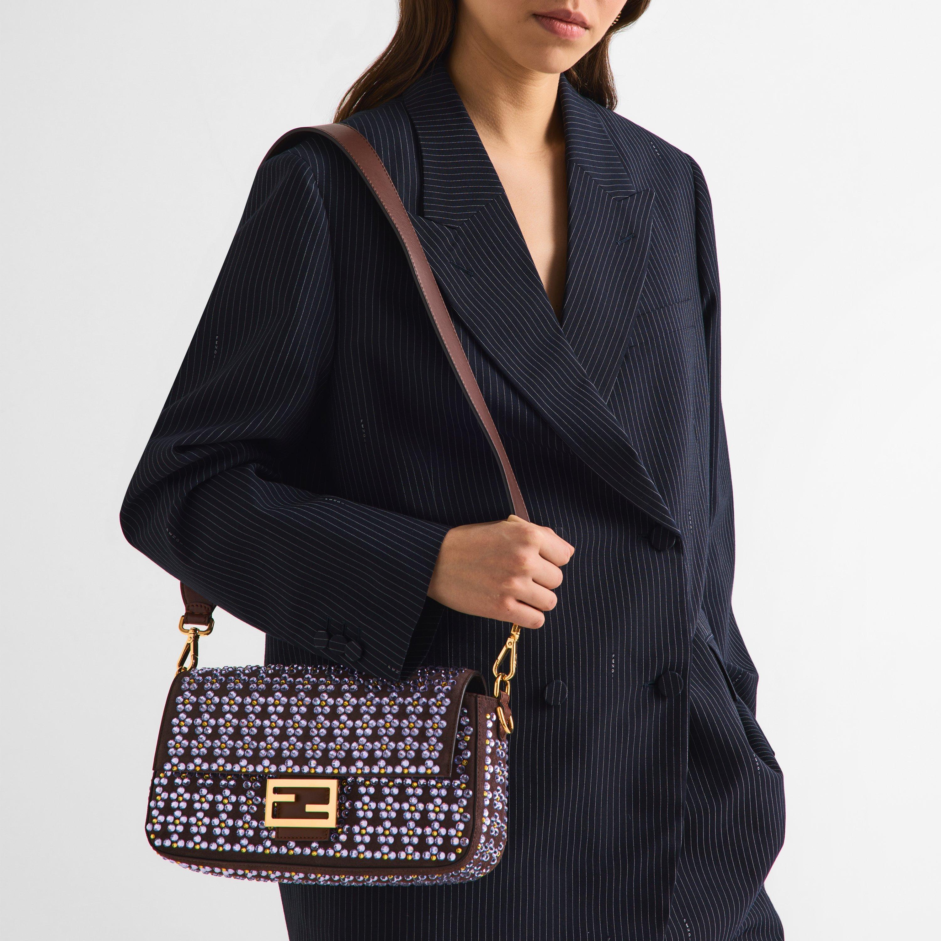 Mogano/Anmne - Fendi - Women's Baguette Bag - 3