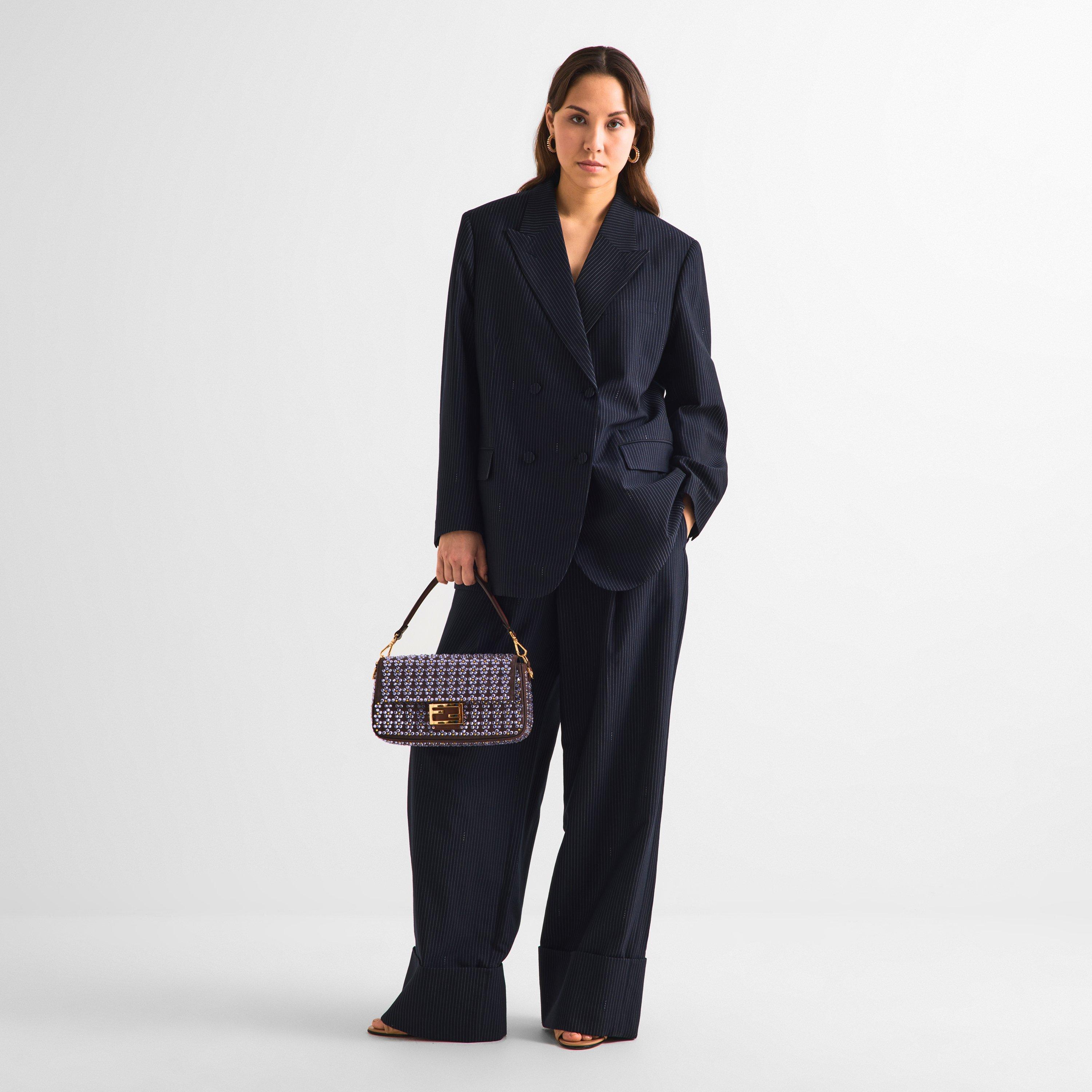 Mogano/Anmne - Fendi - Women's Baguette Bag - 6
