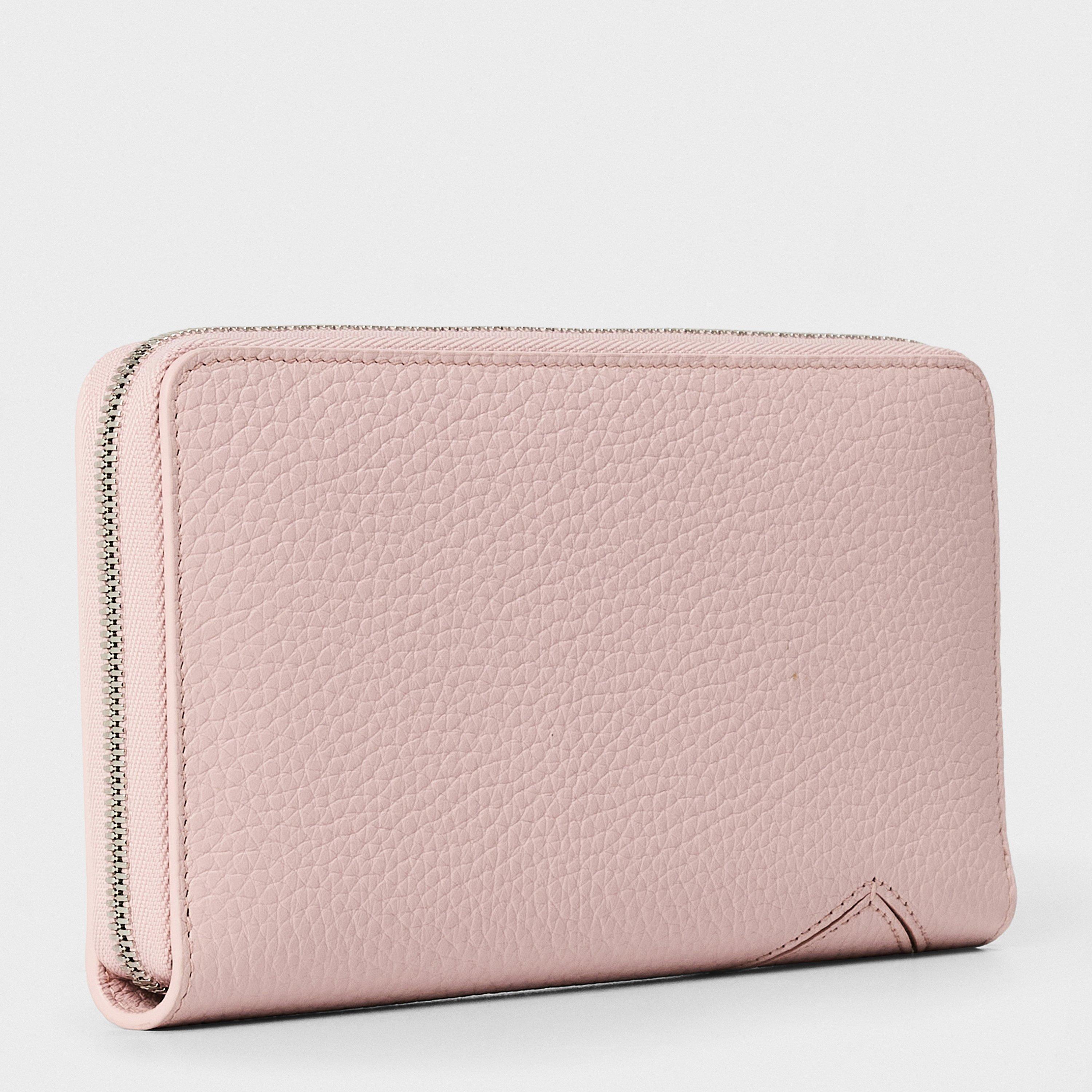 Pink - Tiffany - Large Zipped Wallet - 2