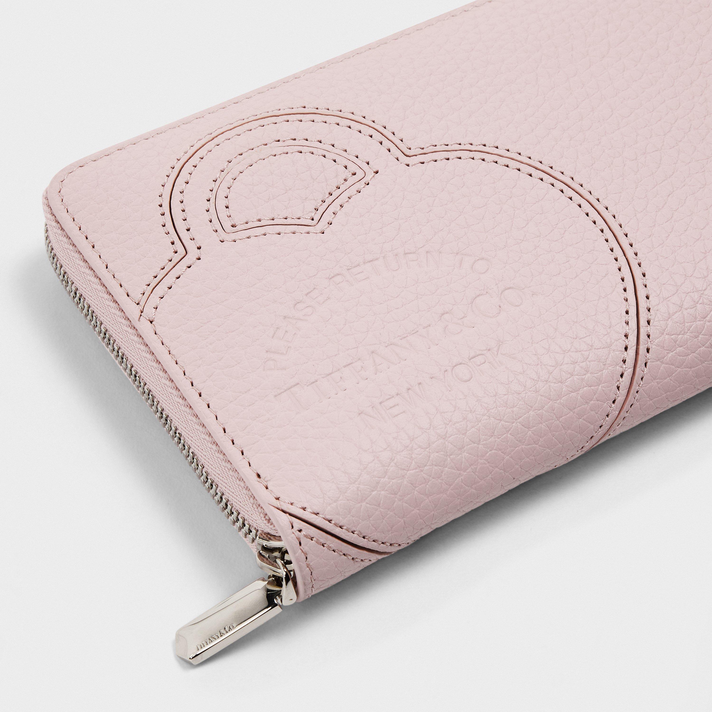 Pink - Tiffany - Large Zipped Wallet - 3