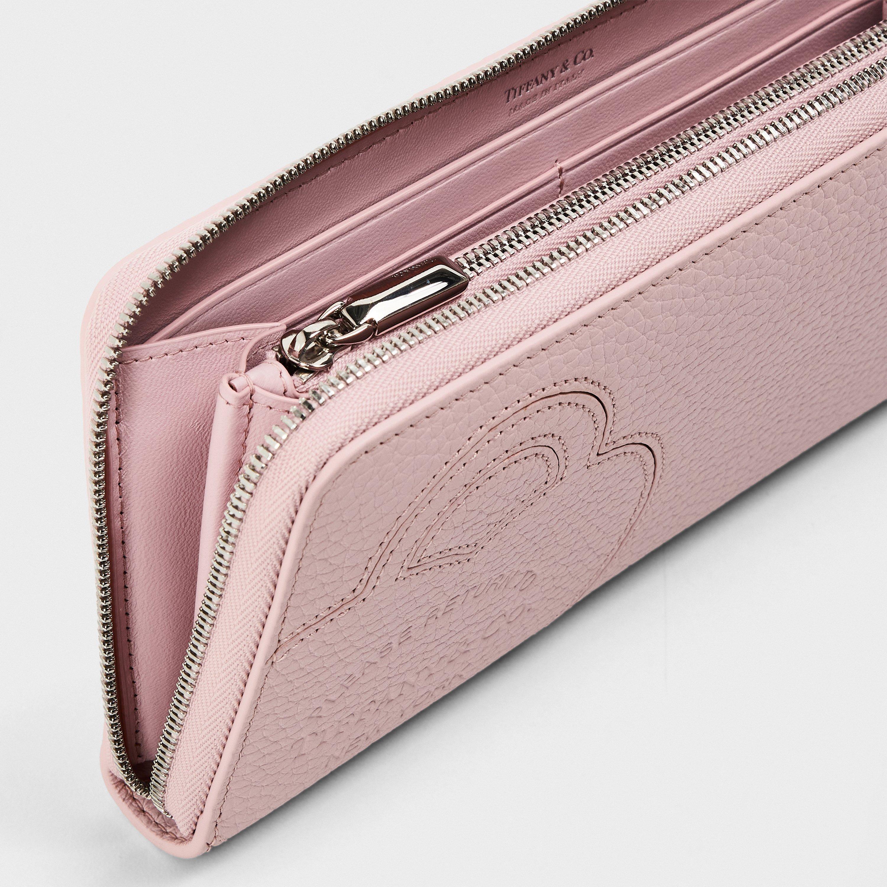 Pink - Tiffany - Large Zipped Wallet - 4