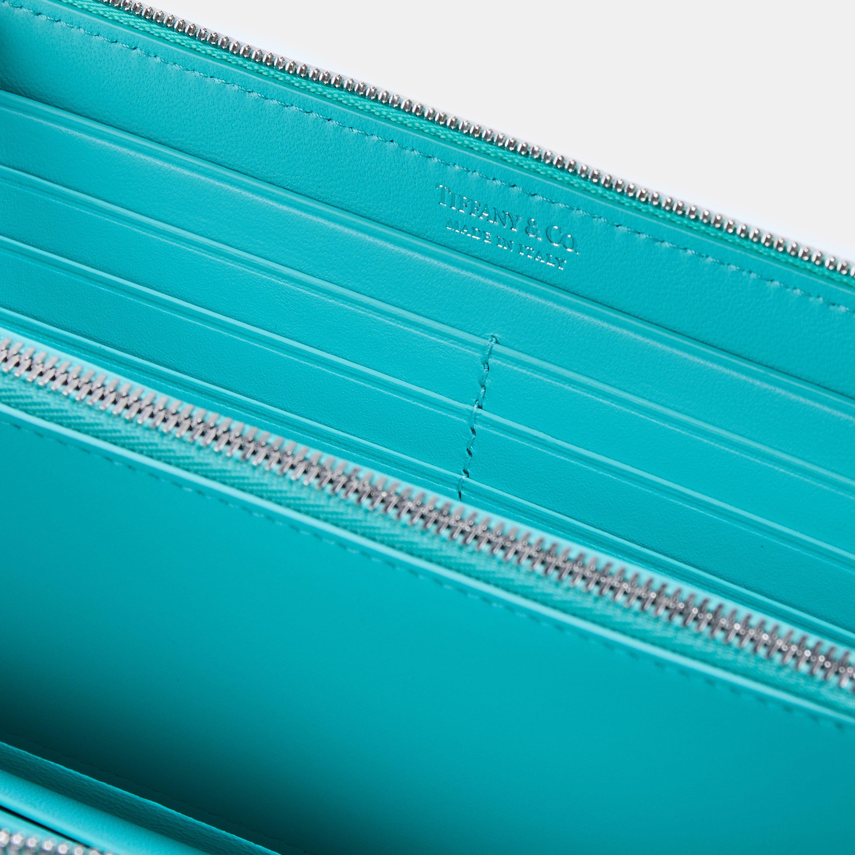 Blue - Tiffany - Large Zipped Wallet - 4