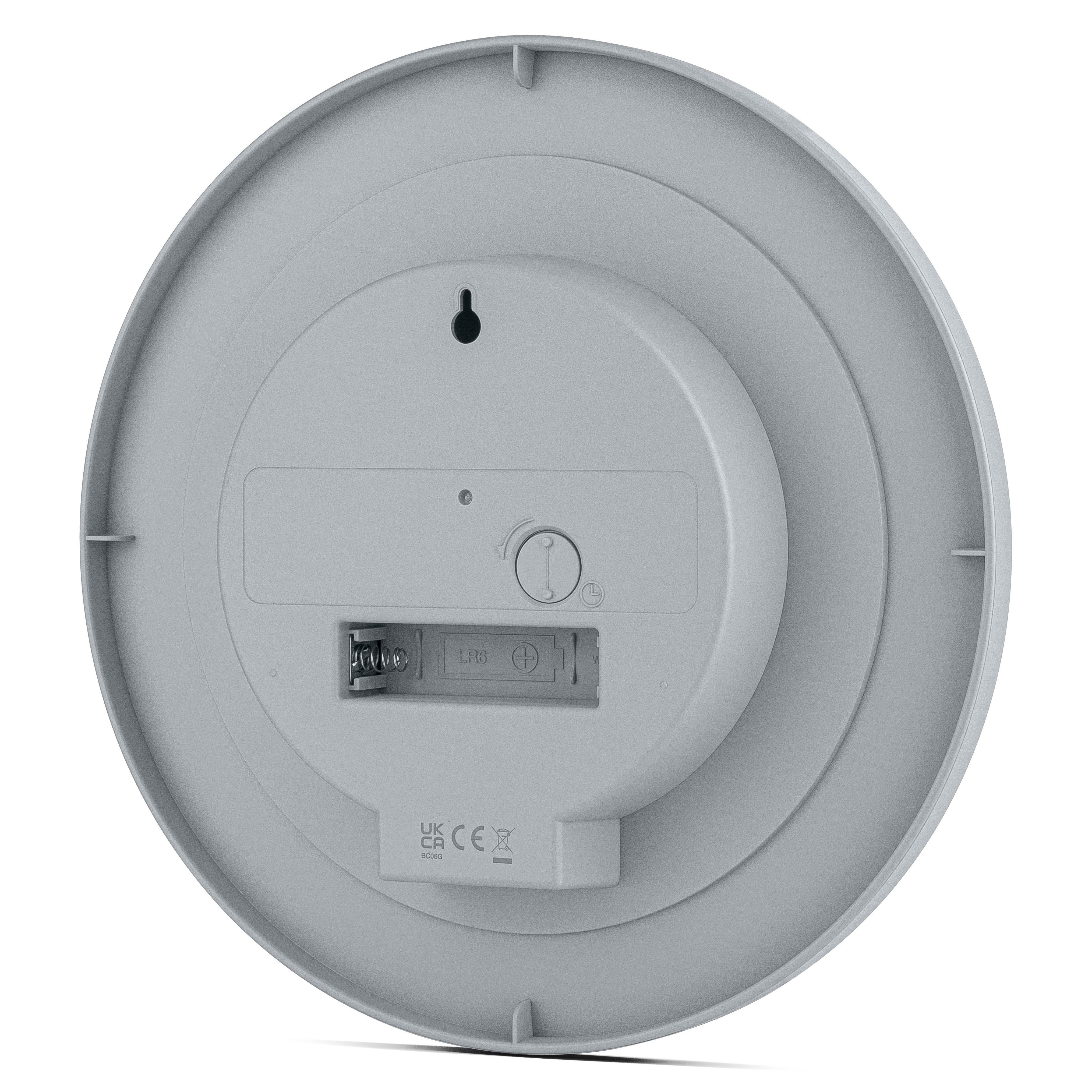 White - Braun Clocks - Classic Analogue Wall Clock with Quiet Quartz Movement - 4