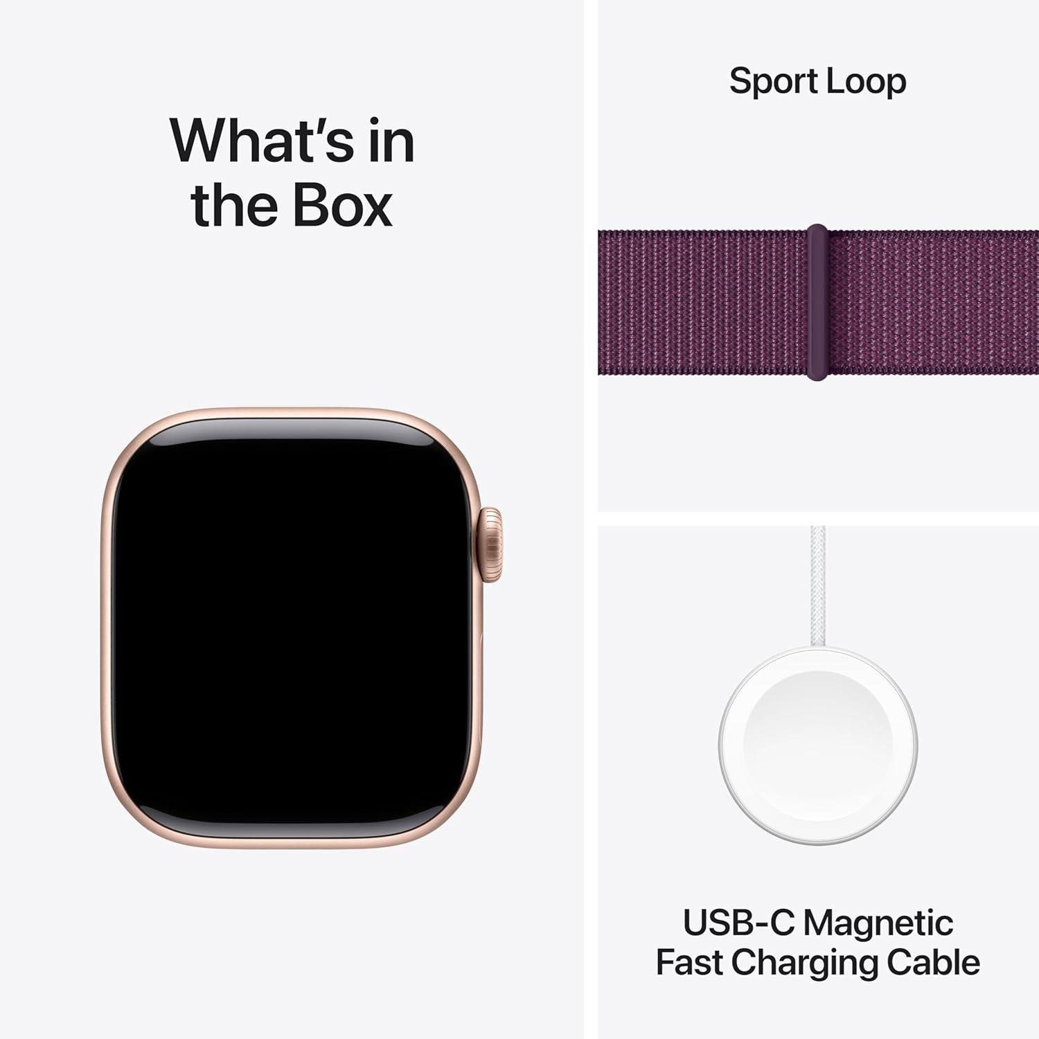 Plum - Apple - Apple Watch Series 10 GPS 42mm Sport Loop - 6