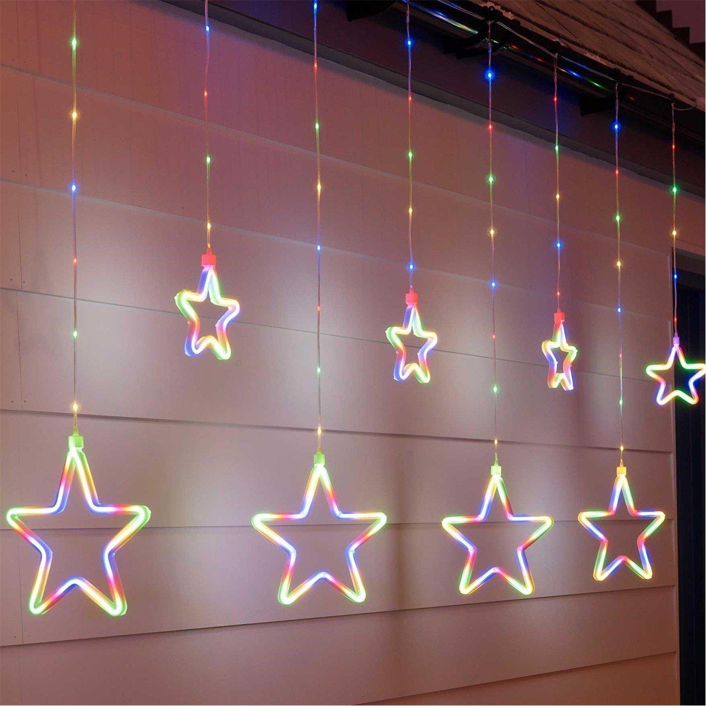 Multi - The Spirit Of Christmas - Outdoor Hanging Stars 54 Multi One Size - 1