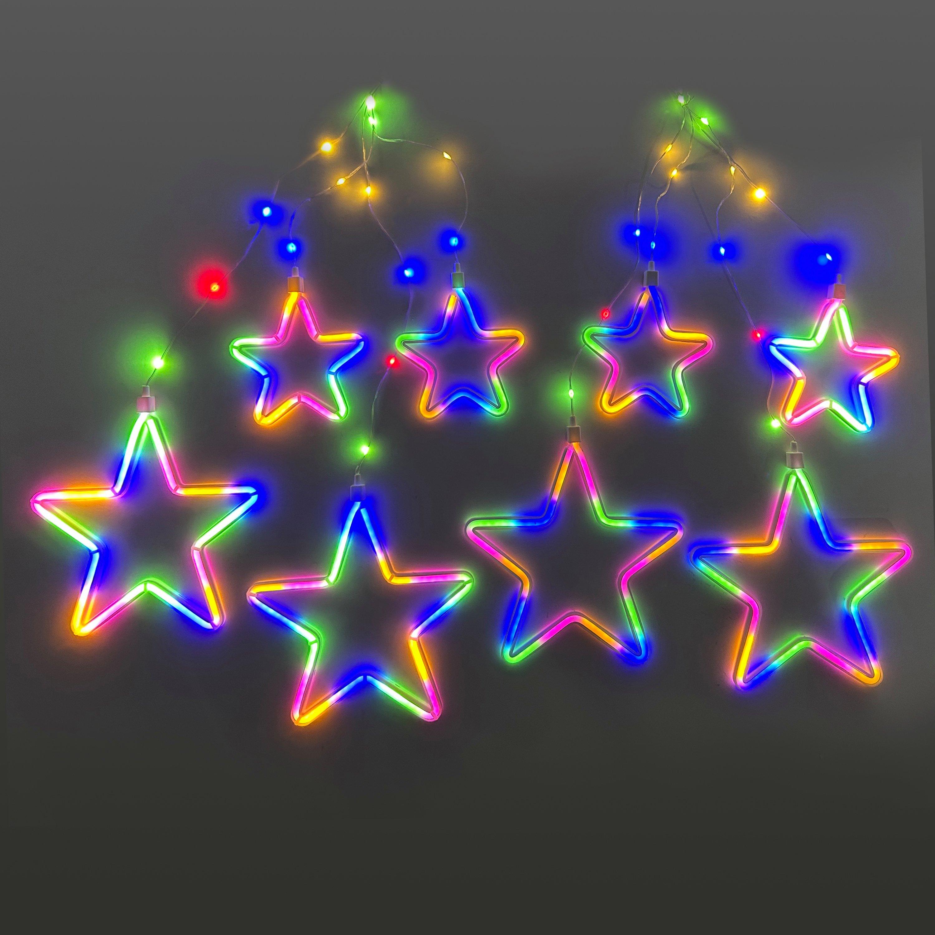 Multi - The Spirit Of Christmas - Outdoor Hanging Stars 54 Multi One Size - 2