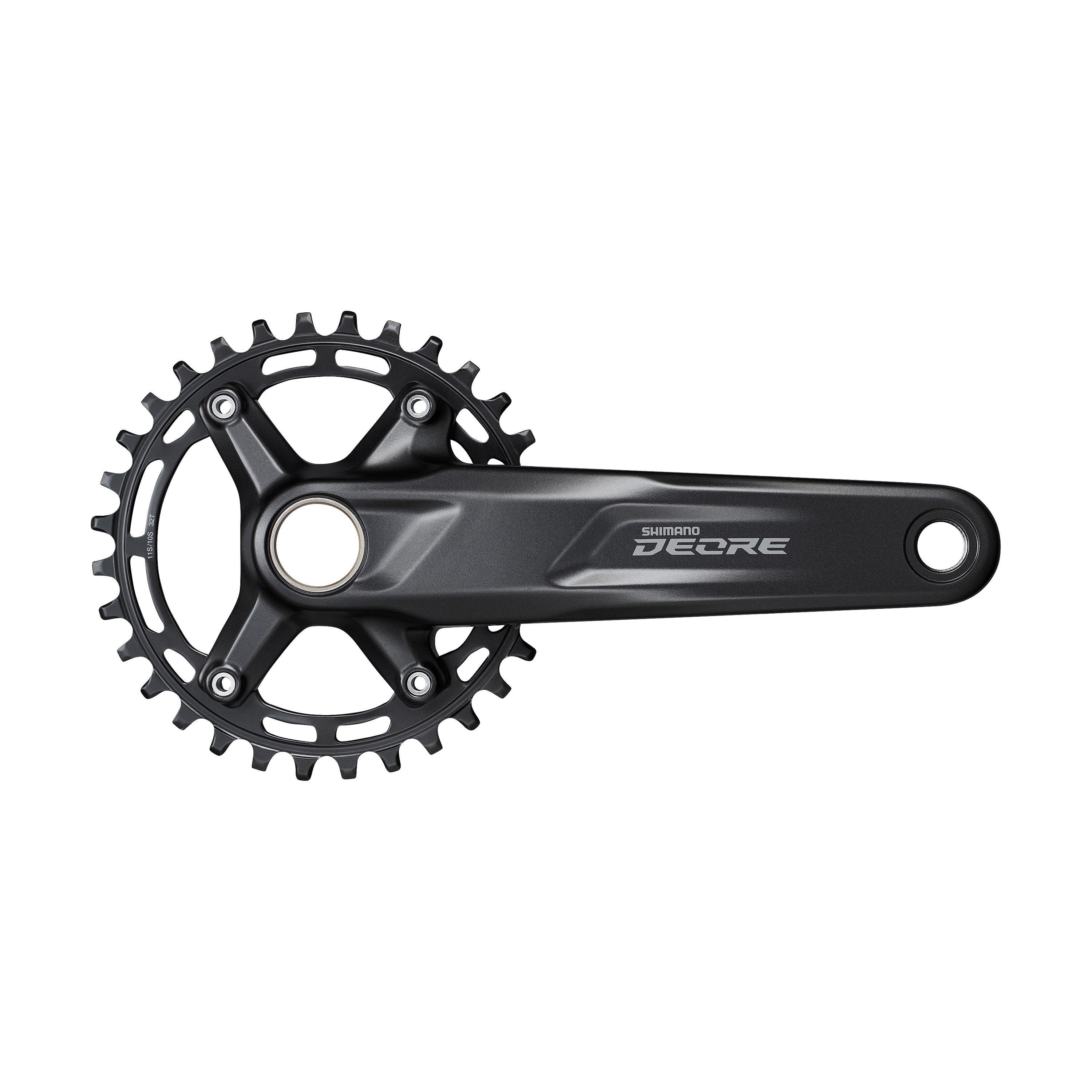 Schwarz - Shimano - FC-M5100 Deore Chainset, 10/11-Speed, 32T, 170 mm