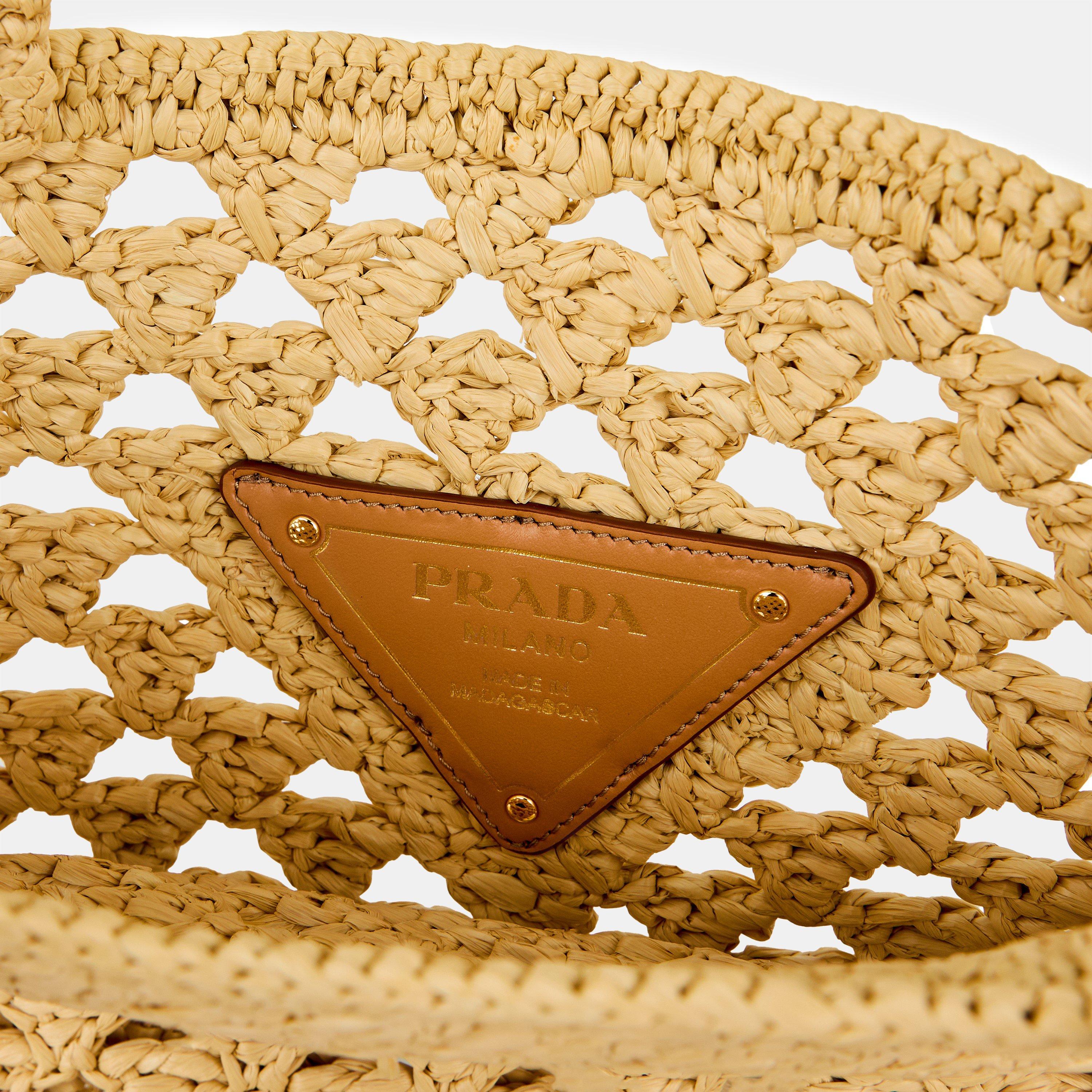 Naturale - Prada - Crochet Tote Bag - 4
