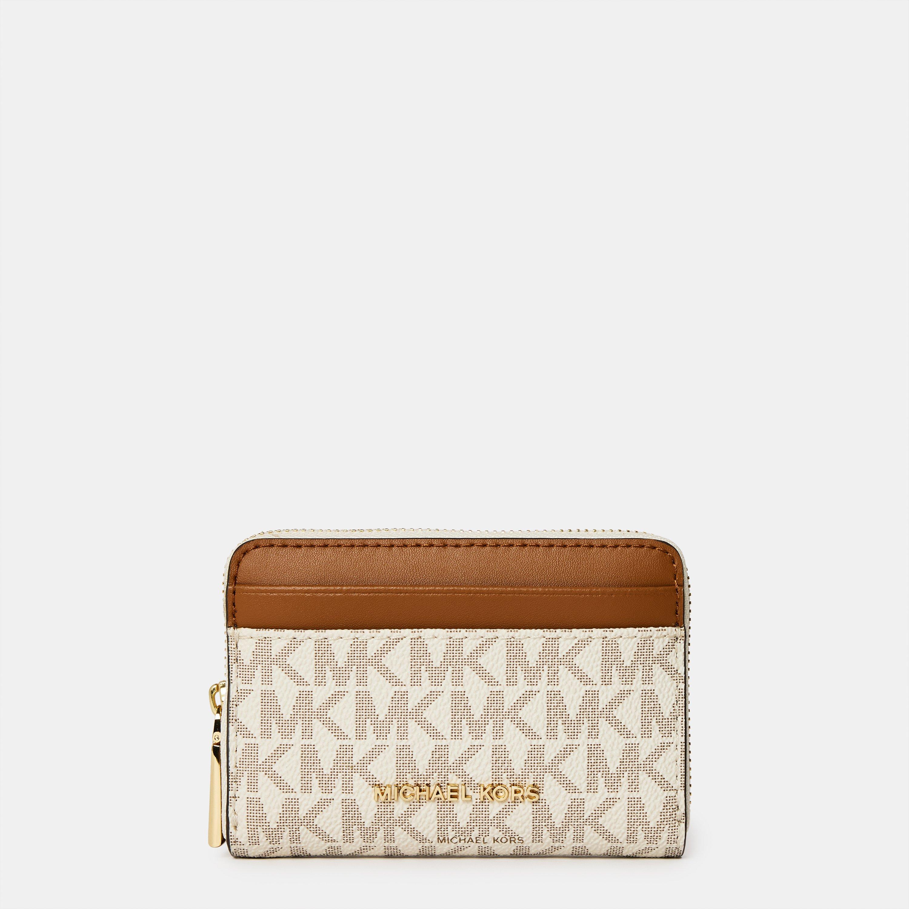 VanillaAcrn149 - MICHAEL Michael Kors - Women's Jet Set Signature Zip Around Purse - 1
