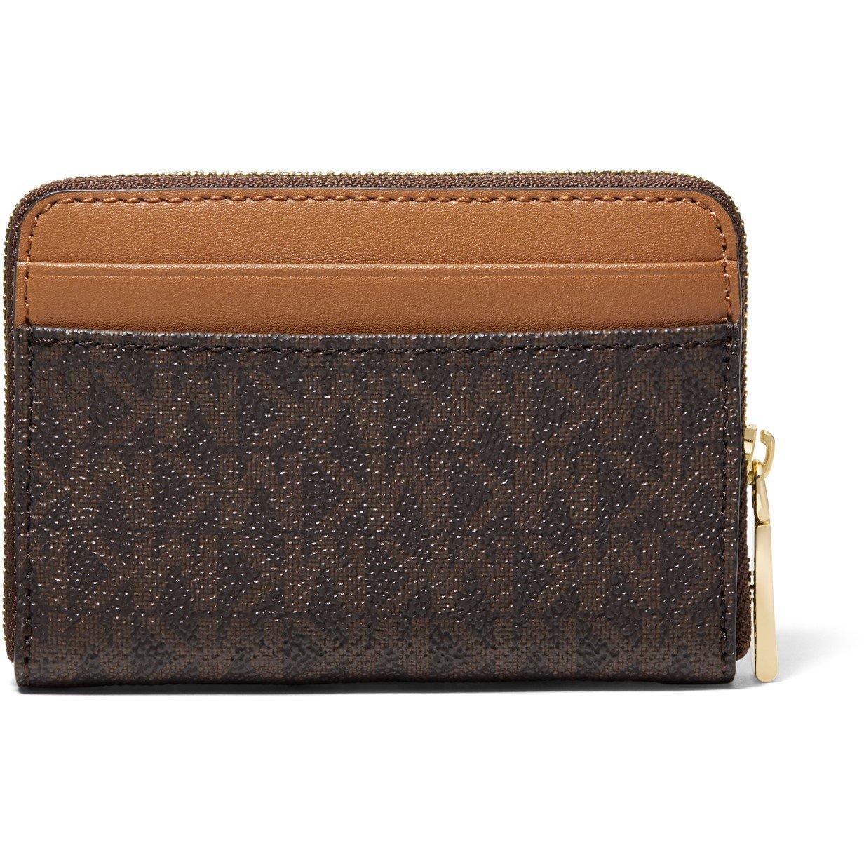 Brn/Acorn 252 - MICHAEL Michael Kors - Women's Jet Set Signature Zip Around Purse - 3