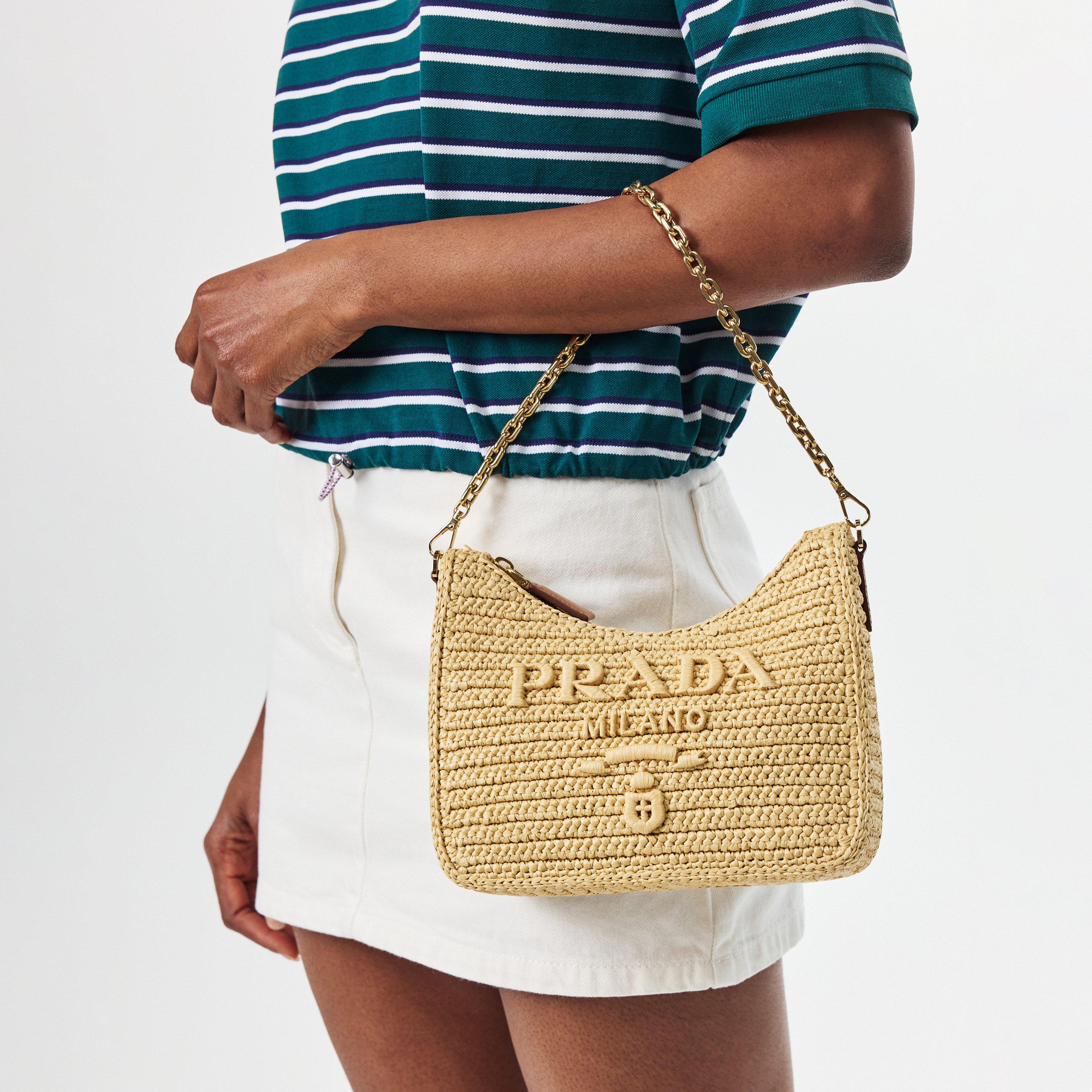 Naturale - Prada - Women's Re Edition Mini Crochet Shoulder Bag - 3