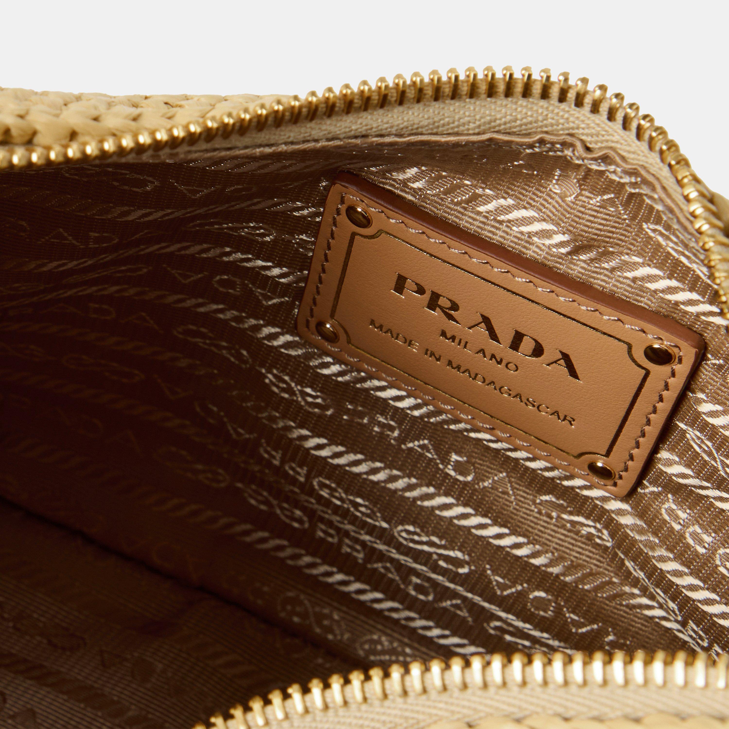 Naturale - Prada - Women's Re Edition Mini Crochet Shoulder Bag - 5