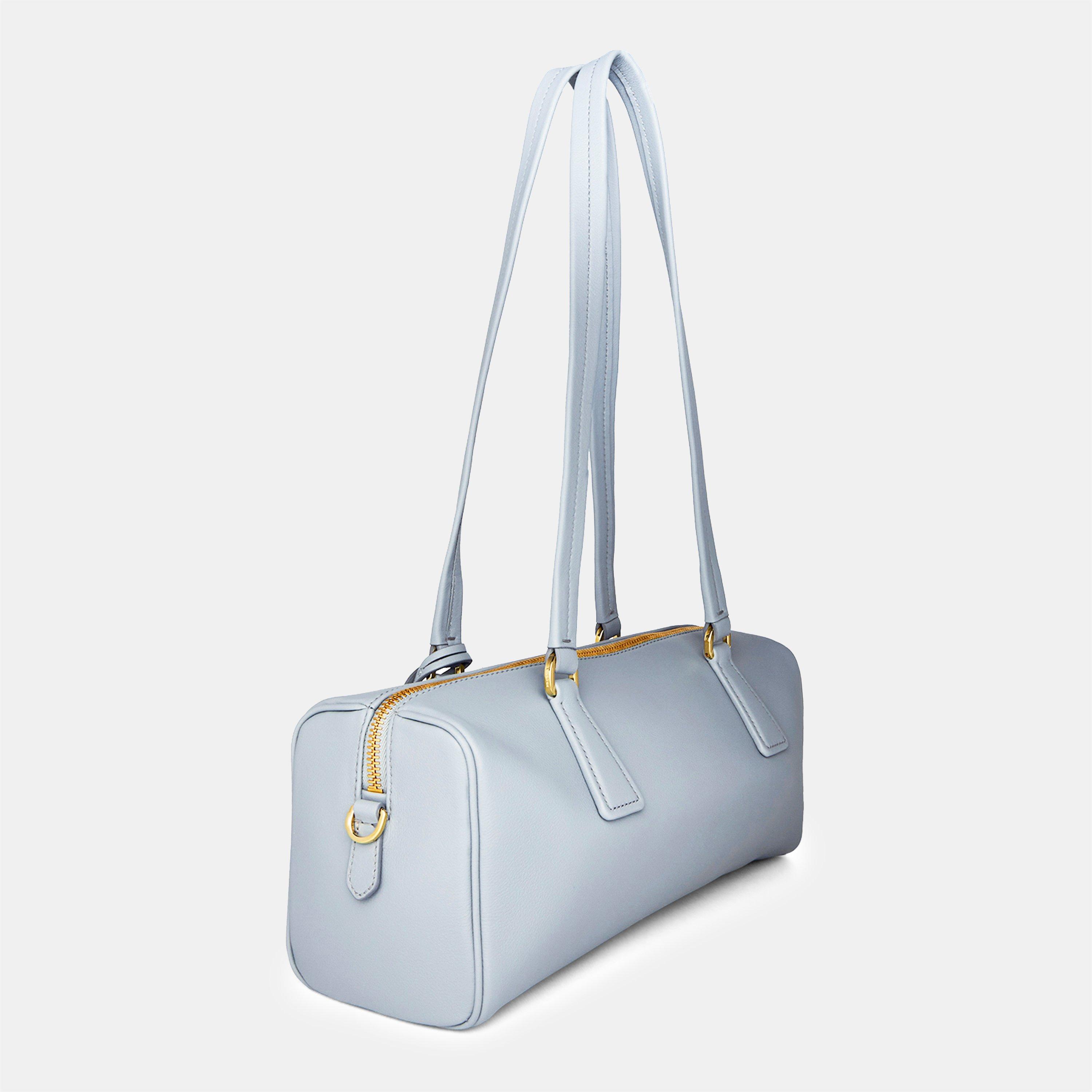 Opaline - Prada - Women'S Logo Leather Medium Shoulder Bag - 2