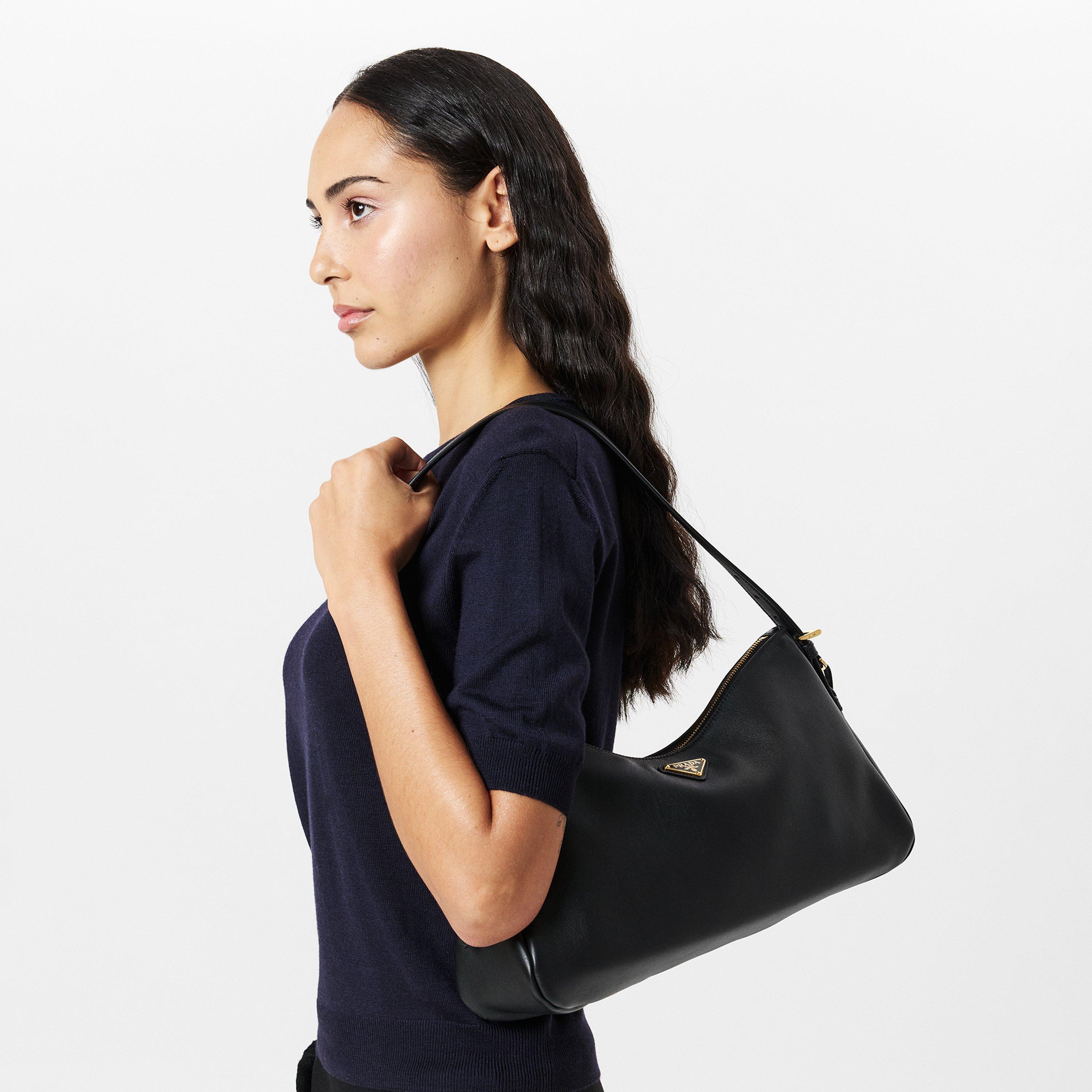 Nero - Prada - Aimee Large Shoulder Bag - 3