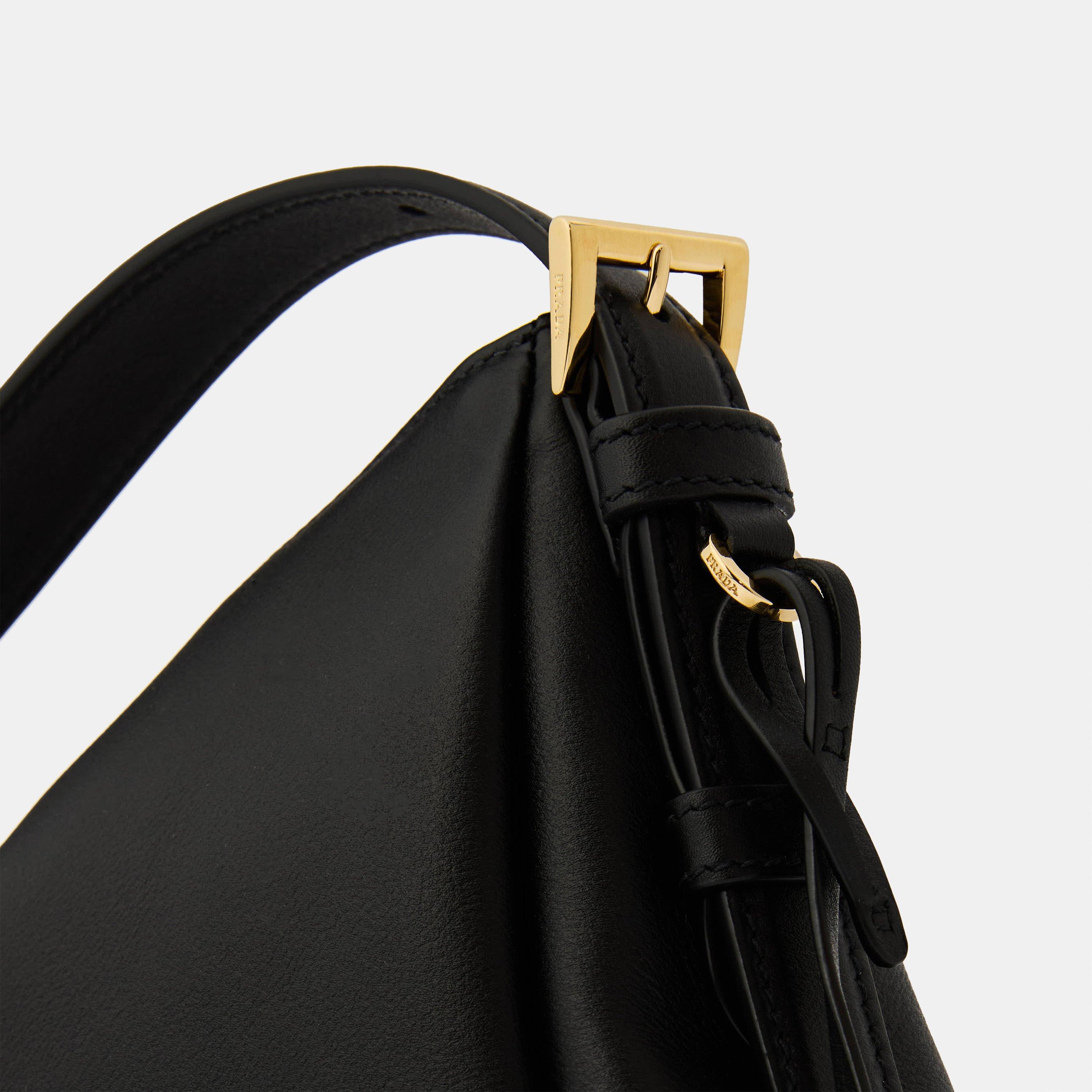 Nero - Prada - Aimee Large Shoulder Bag - 4