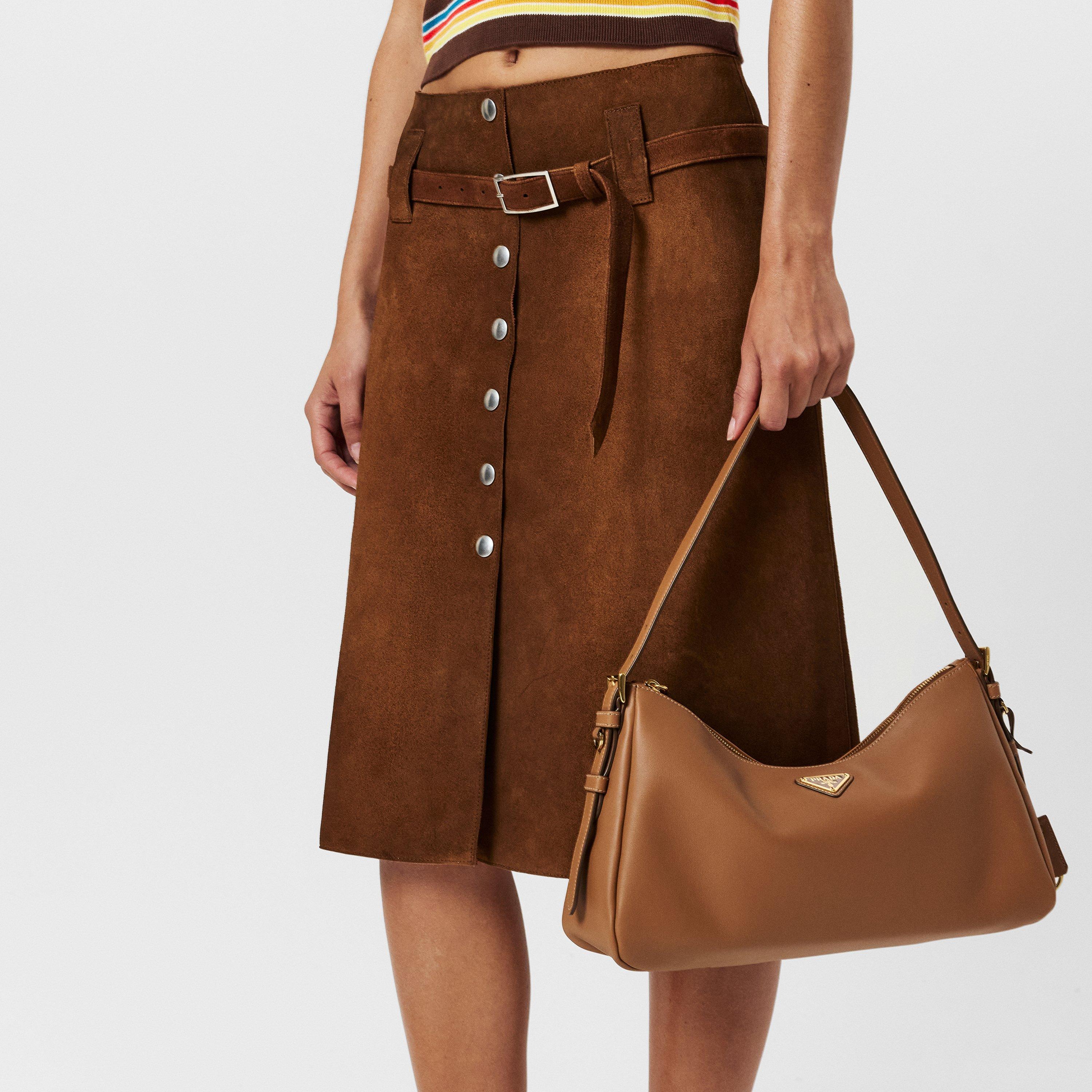 Caramel - Prada - Aimee Large Shoulder Bag - 3