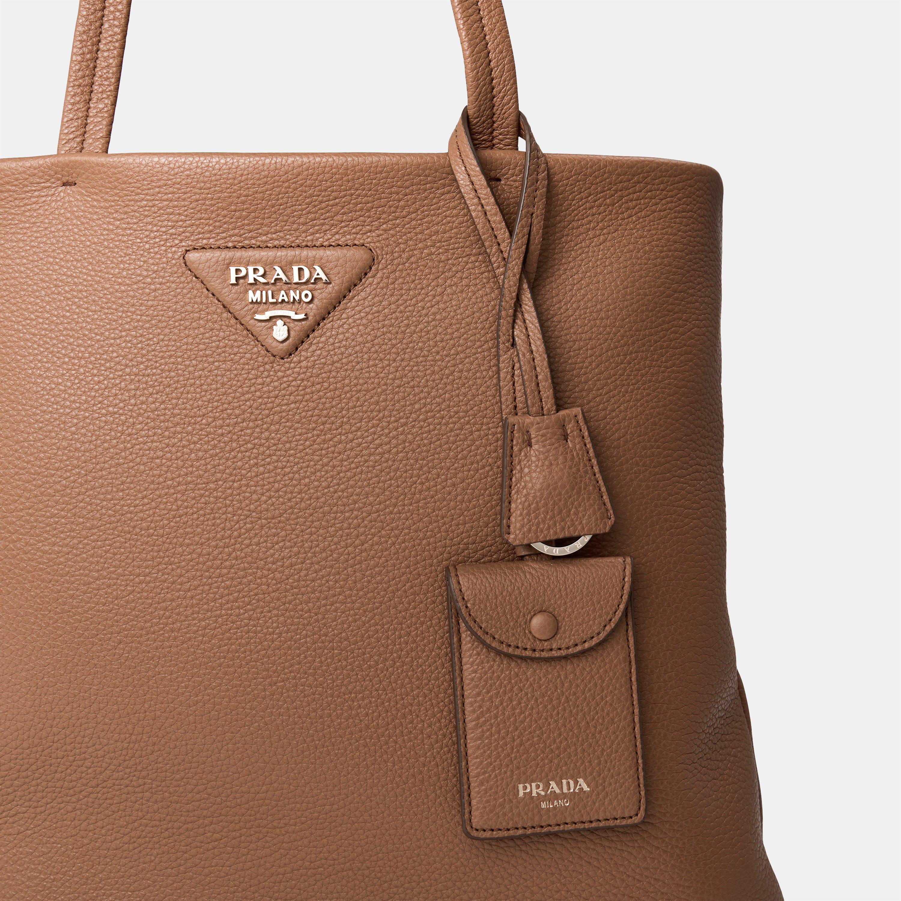 Caramelo - Prada - Daino Soft Tote Bag - 4